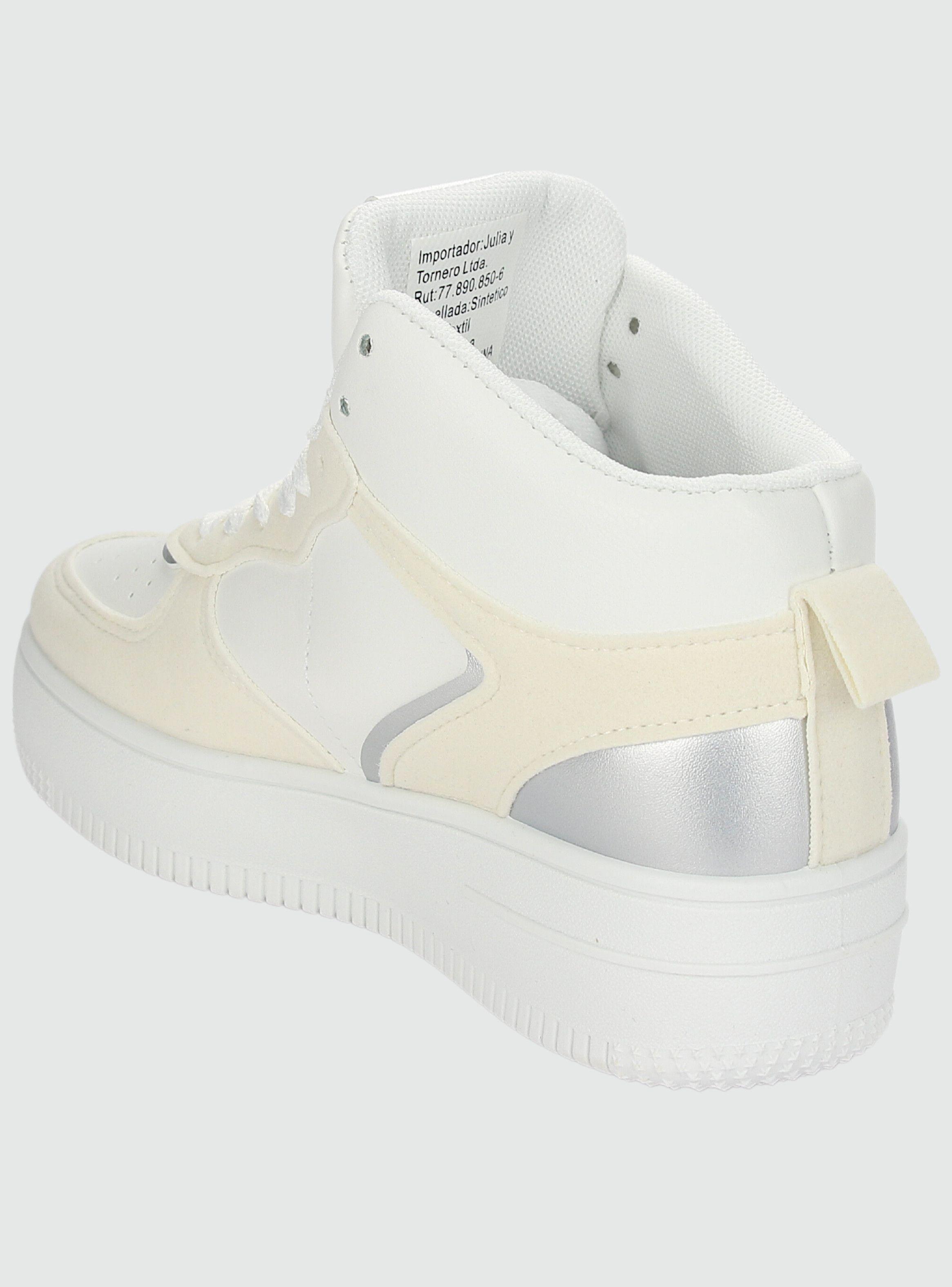 Zapatilla Chalada Mujer Joggo-5 Blanco Urbano-3