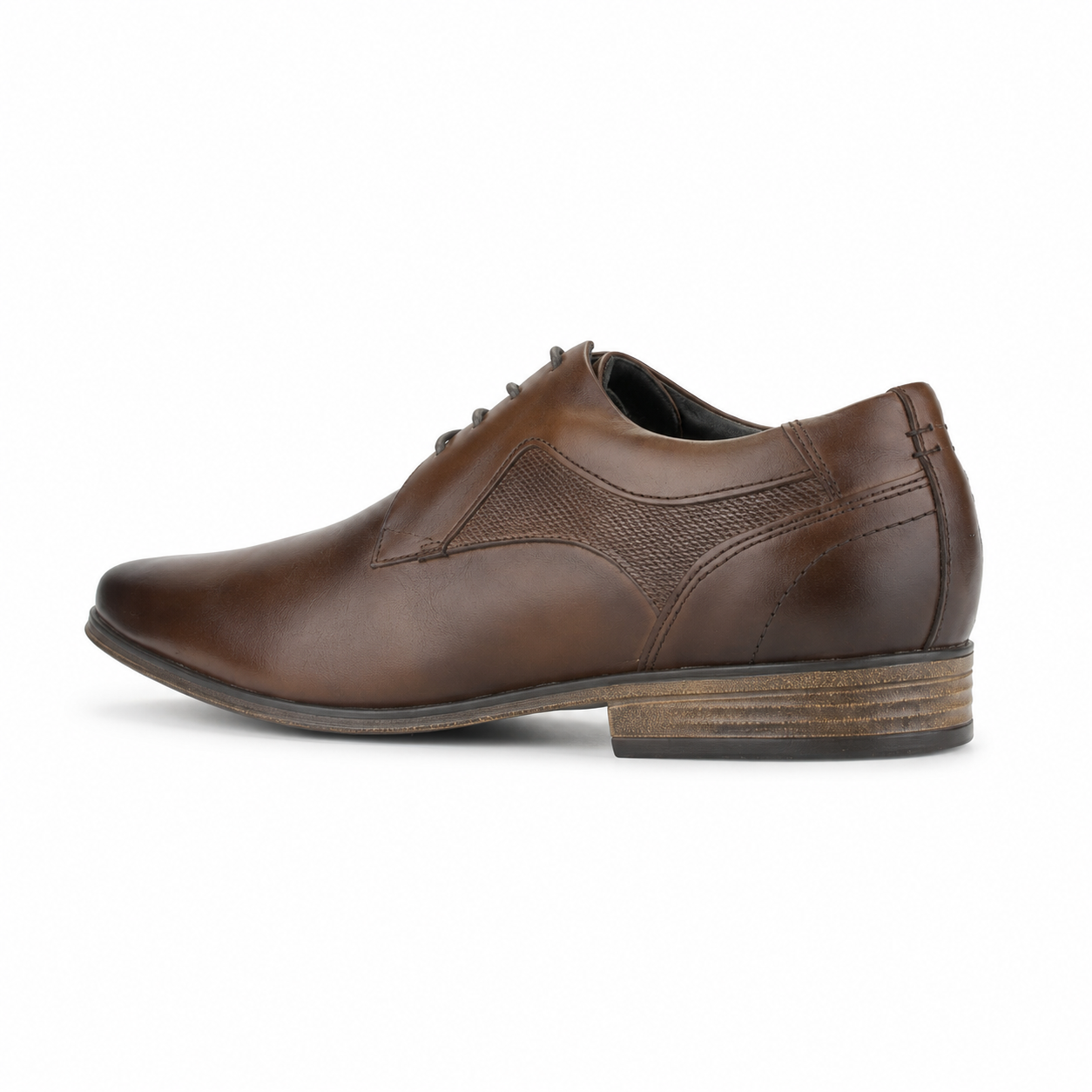 Zapato Ferracini Hombre 6067 Derby Café Oscuro Casual-3