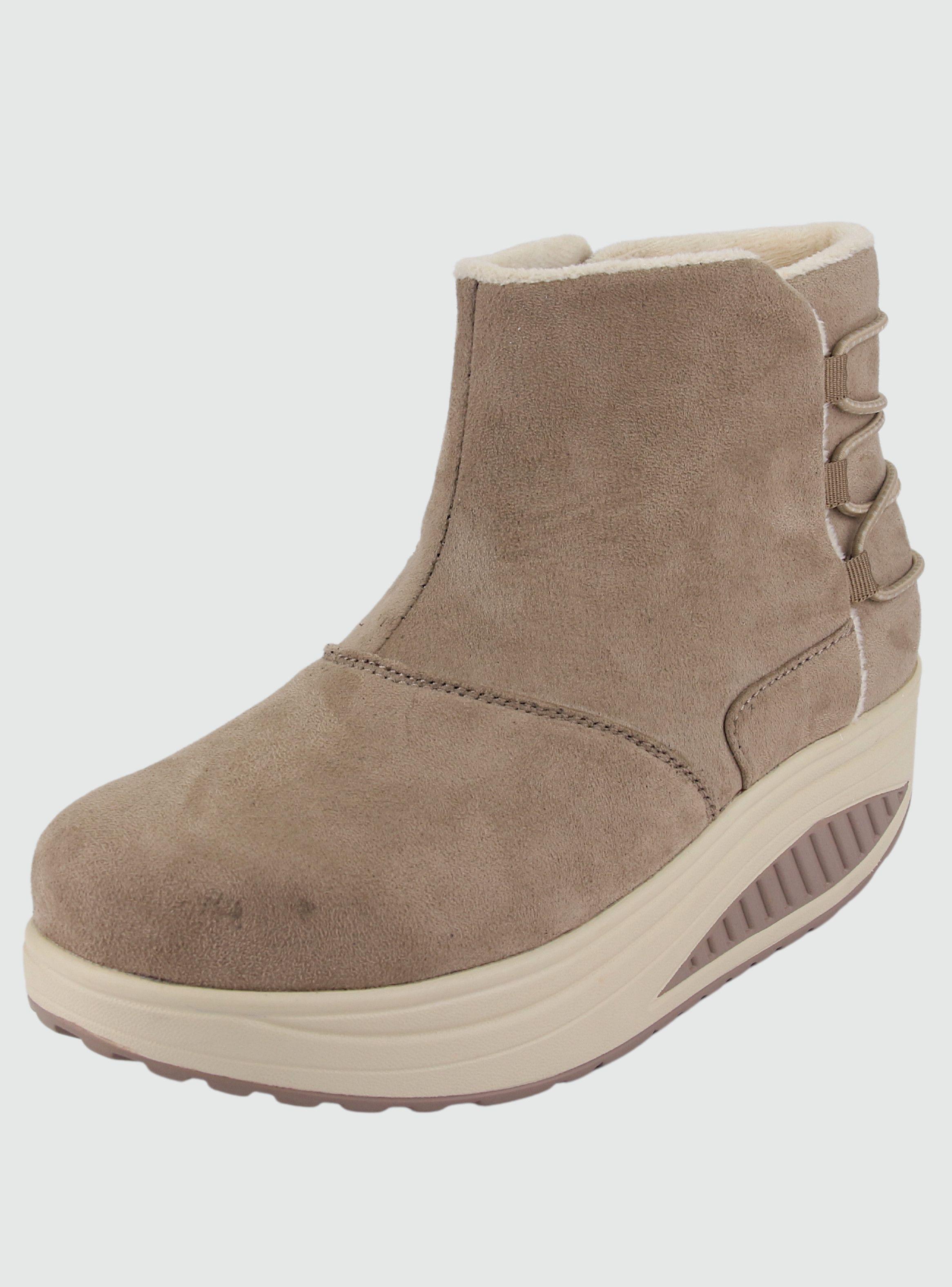 Botin Funway Mujer Tija-5 Beige Casual-2