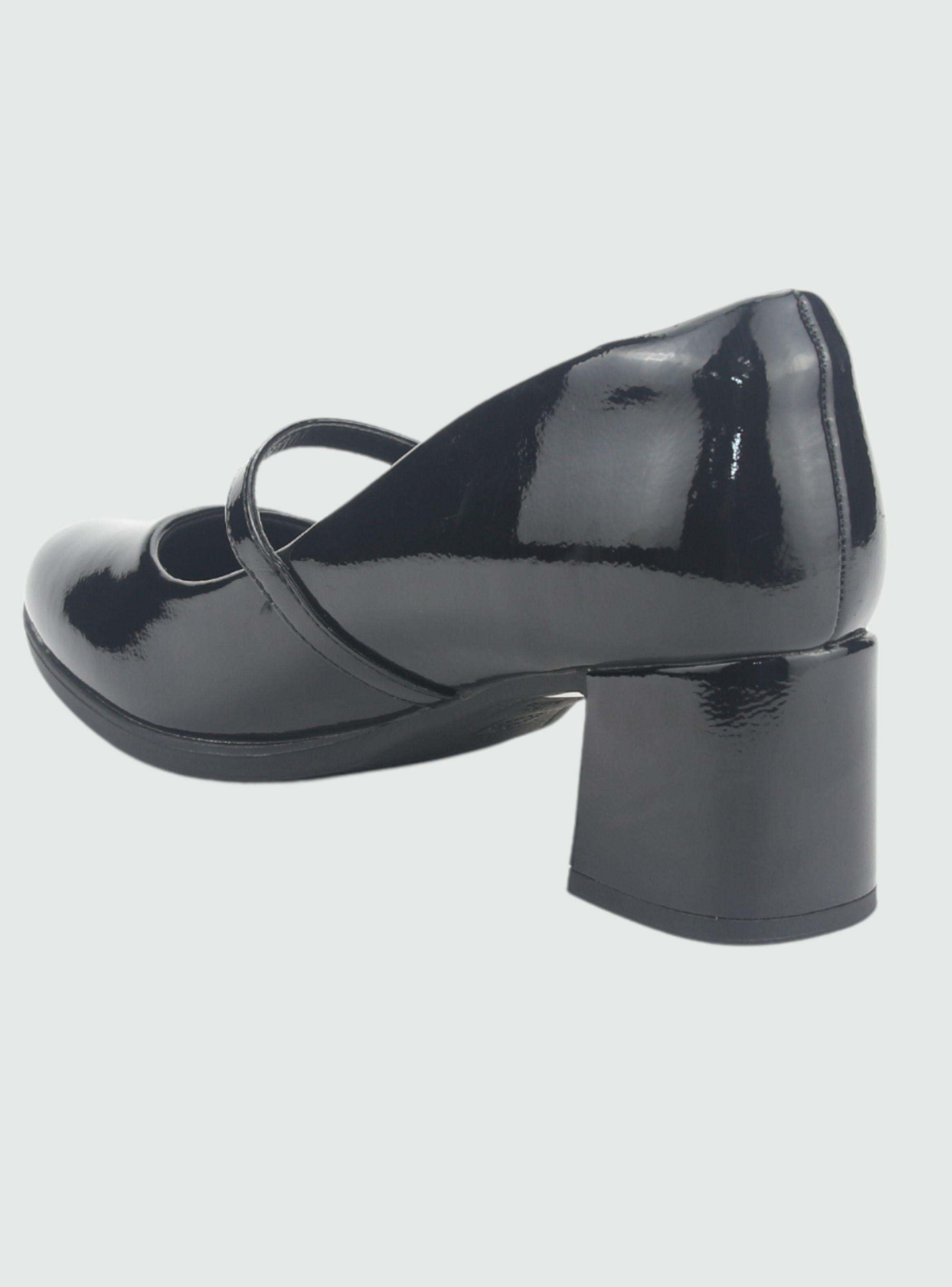 Zapato Chalada Mujer Fita-2 Negro Casual-3