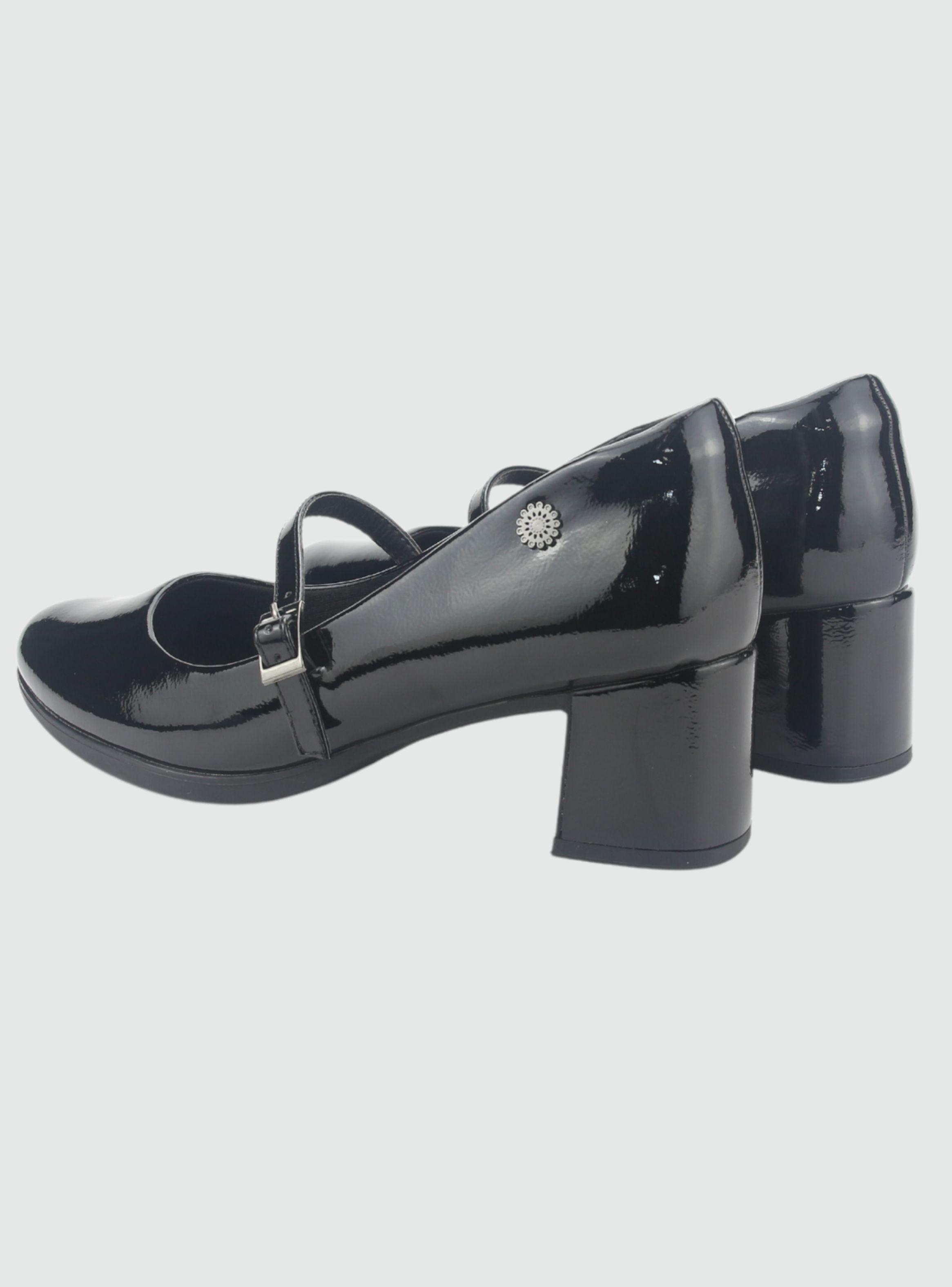 Zapato Chalada Mujer Fita-2 Negro Casual-5