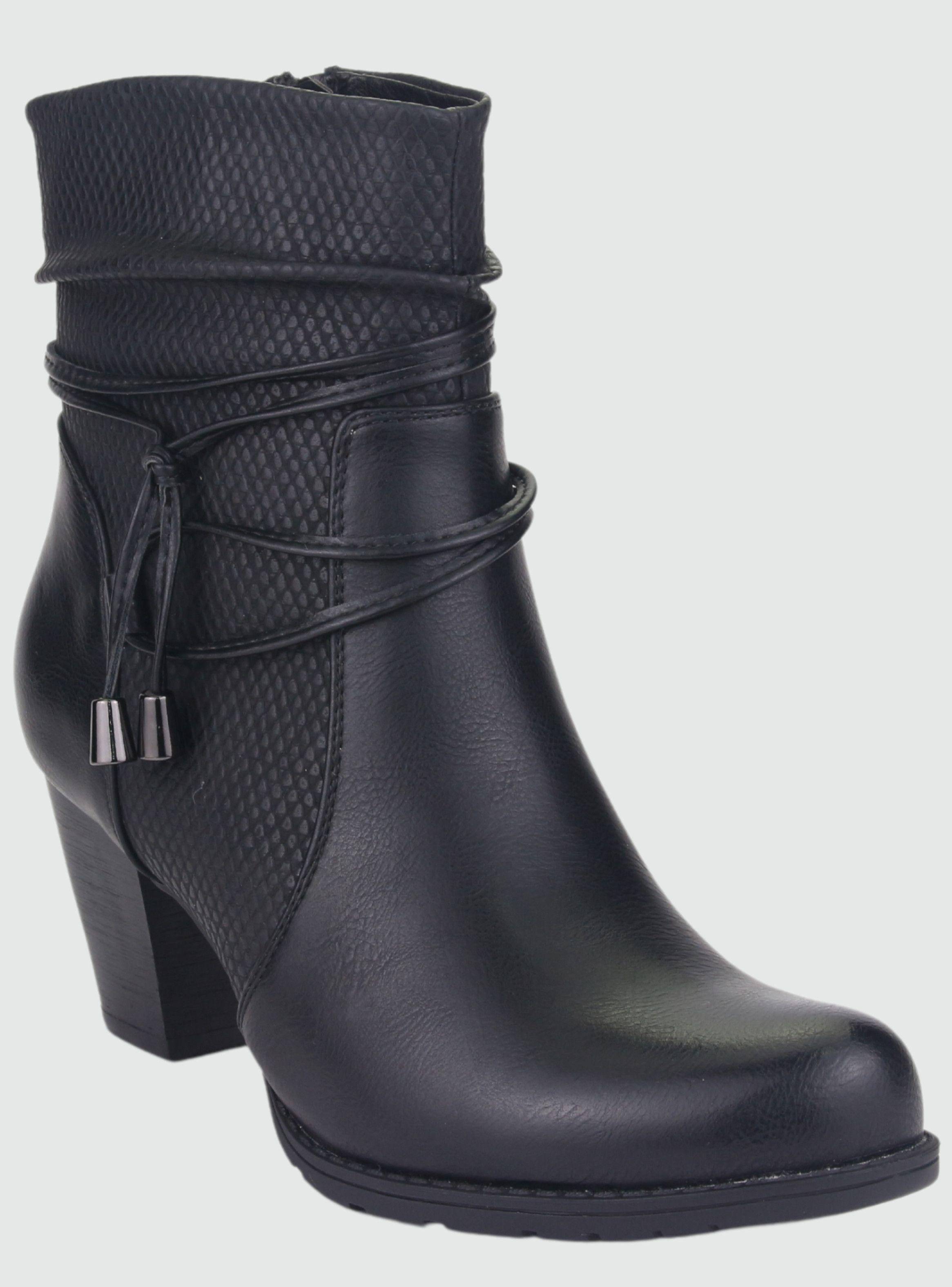 Botin Chalada Mujer Ceta-20 Negro Casual-2
