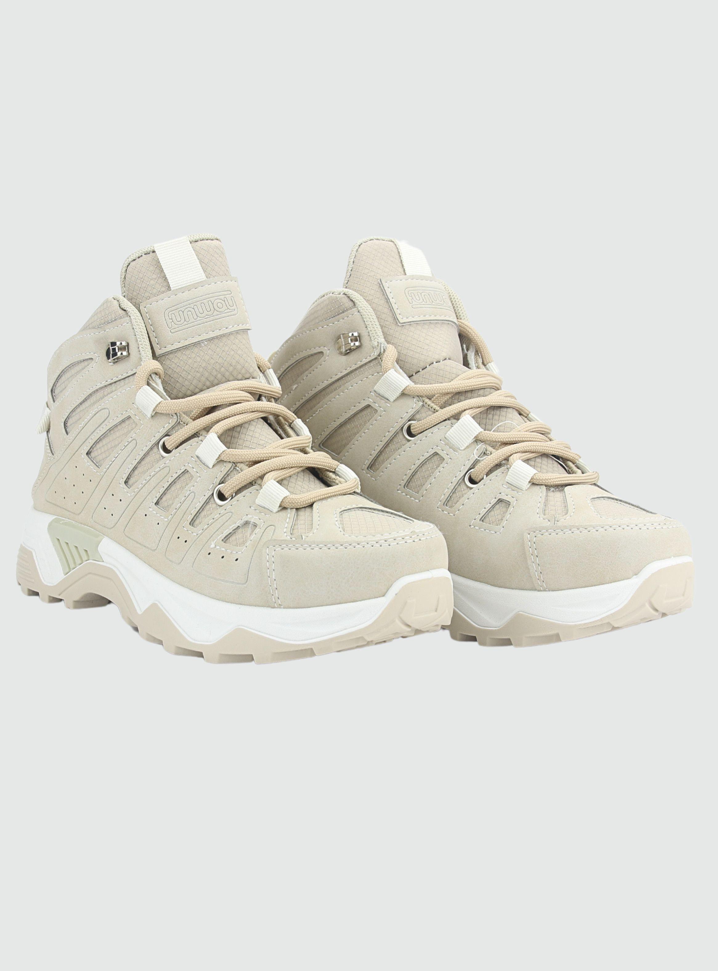 Zapatilla Chalada Mujer Pangui-1 Beige Urbano-4