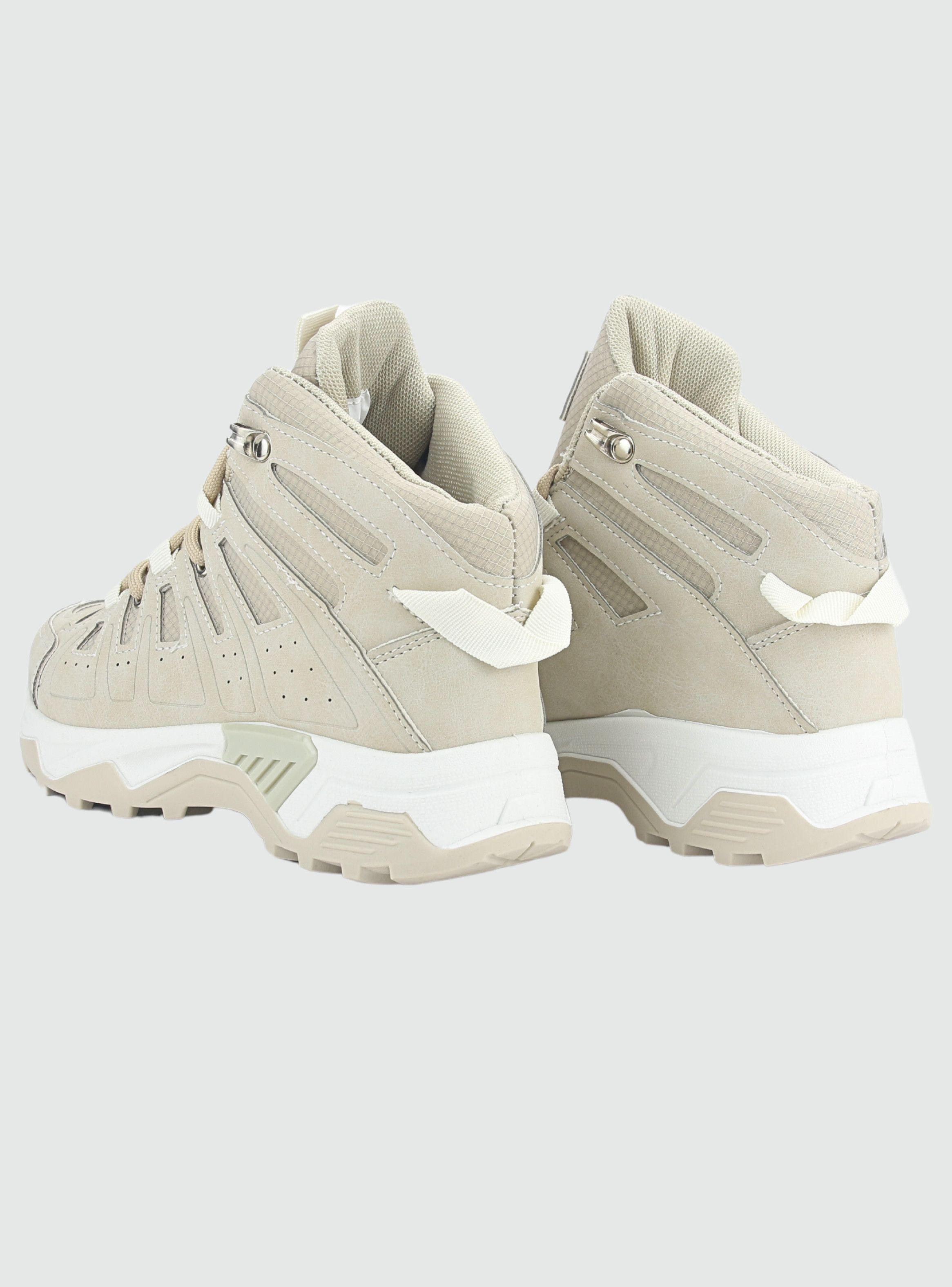 Zapatilla Chalada Mujer Pangui-1 Beige Urbano-5
