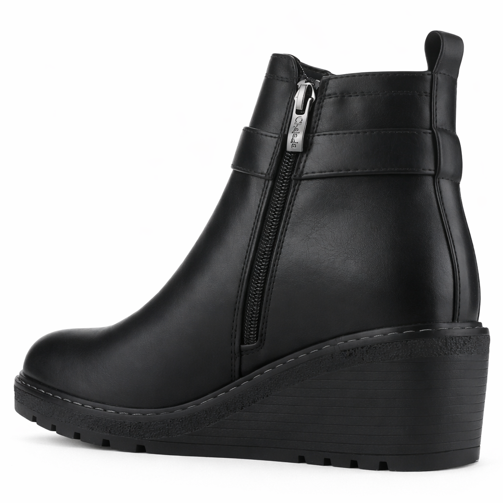 Botin Negro Mujer Casual Chalada Weding-3