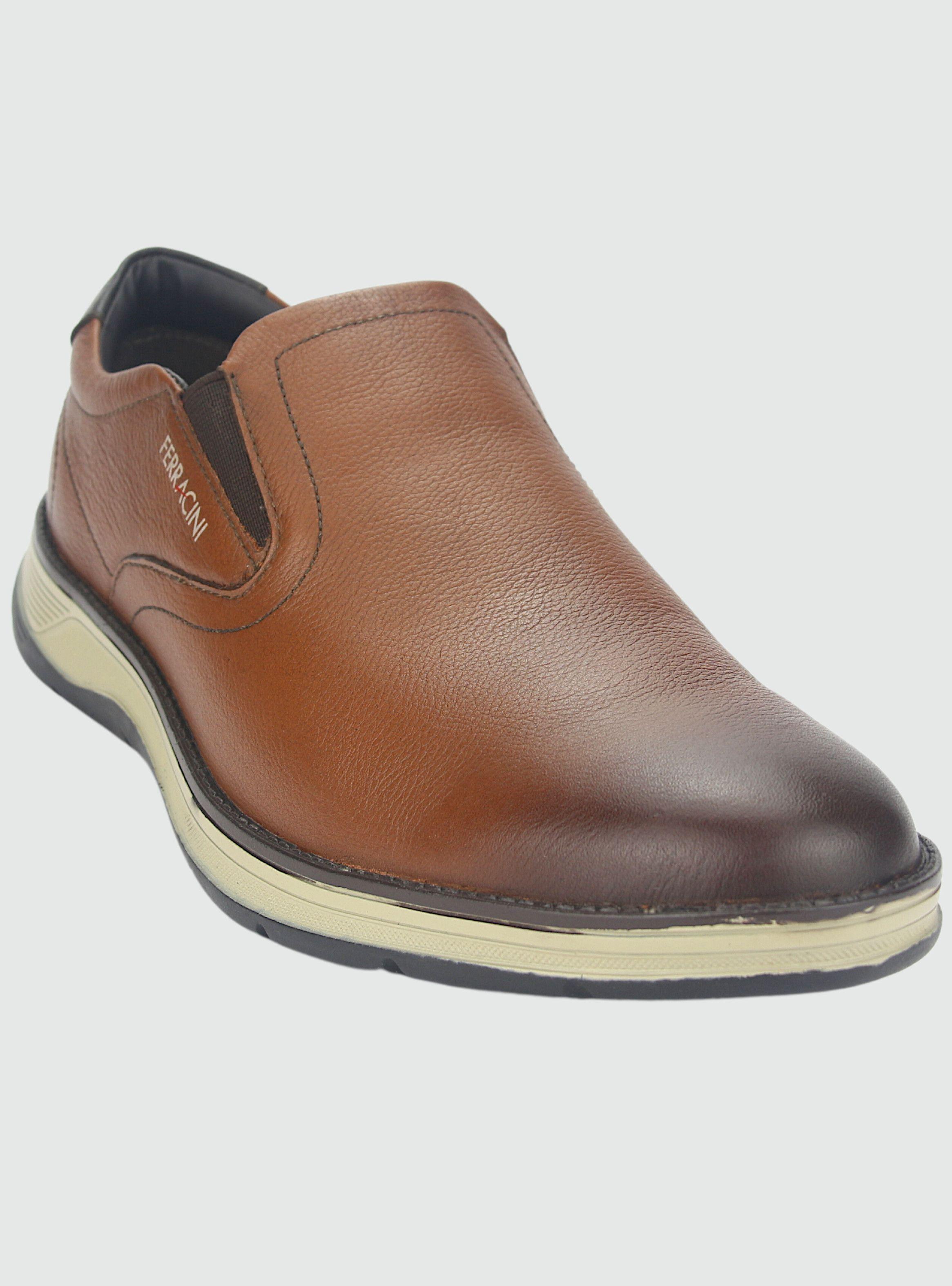 Zapato Ferracini Fluence Hombre 5545-559 D Havana Casual-2