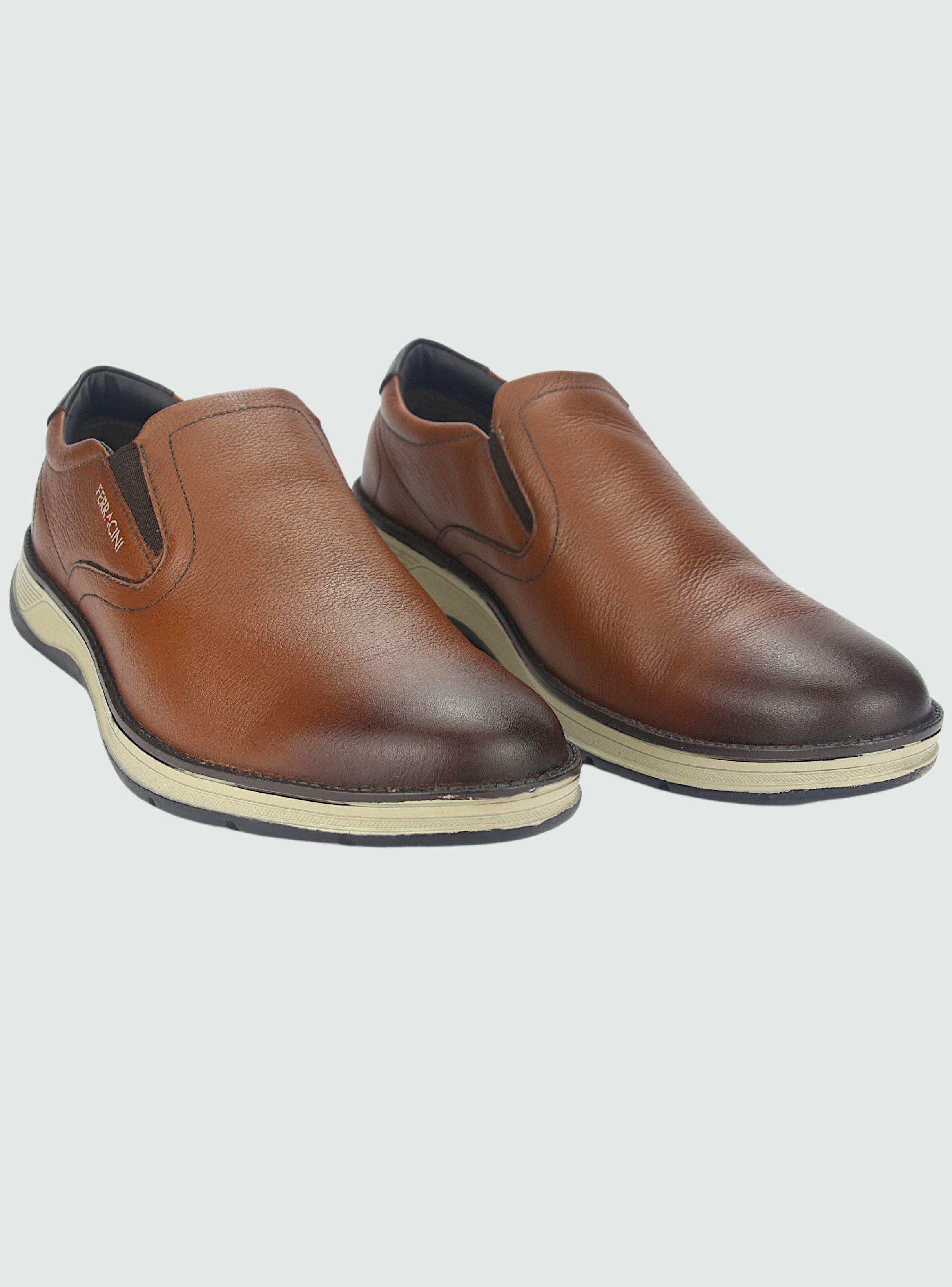 Zapato Ferracini Fluence Hombre 5545-559 D Havana Casual-4