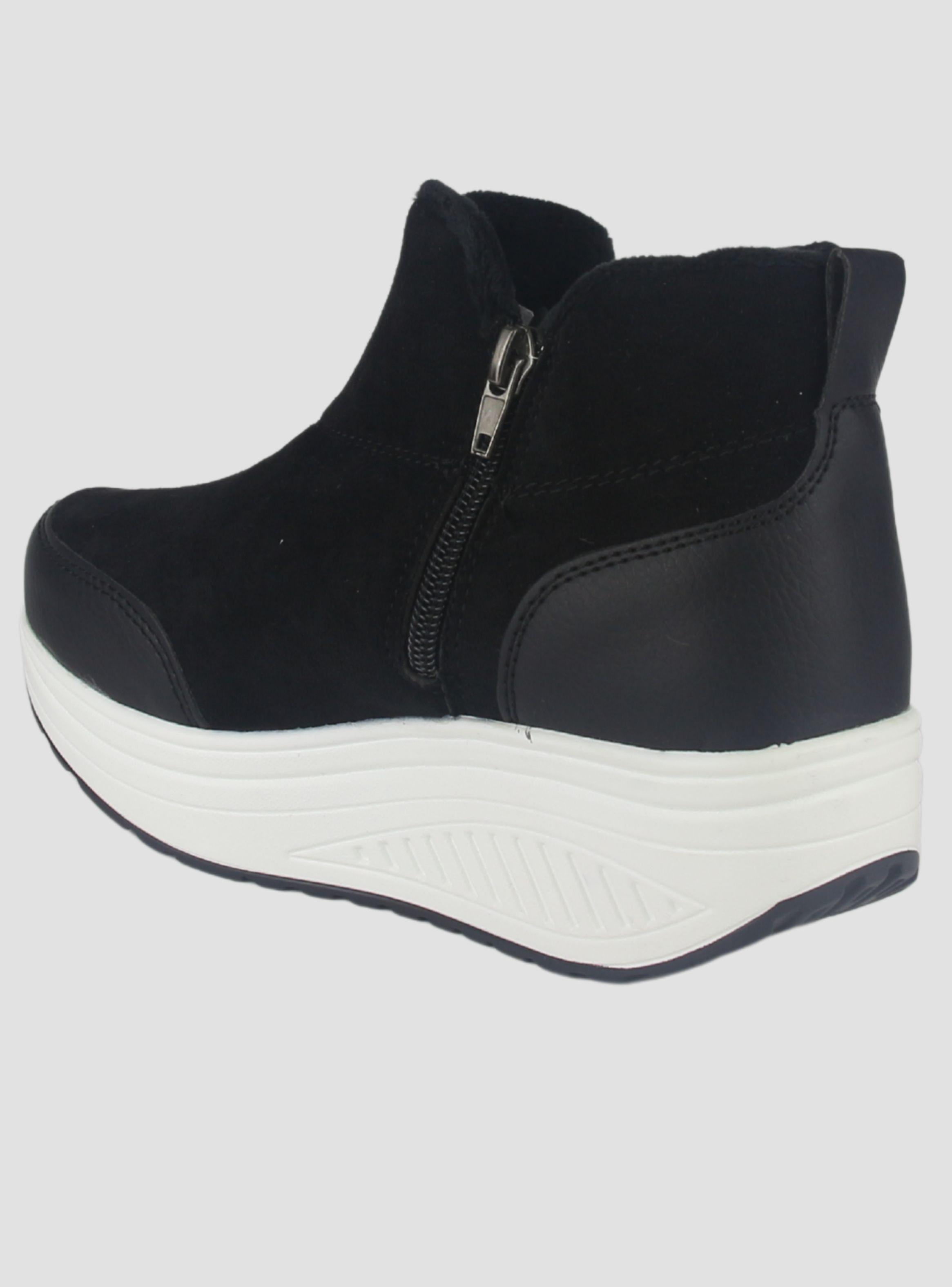 Botin Funway Mujer Tija-4 Negro Casual-3