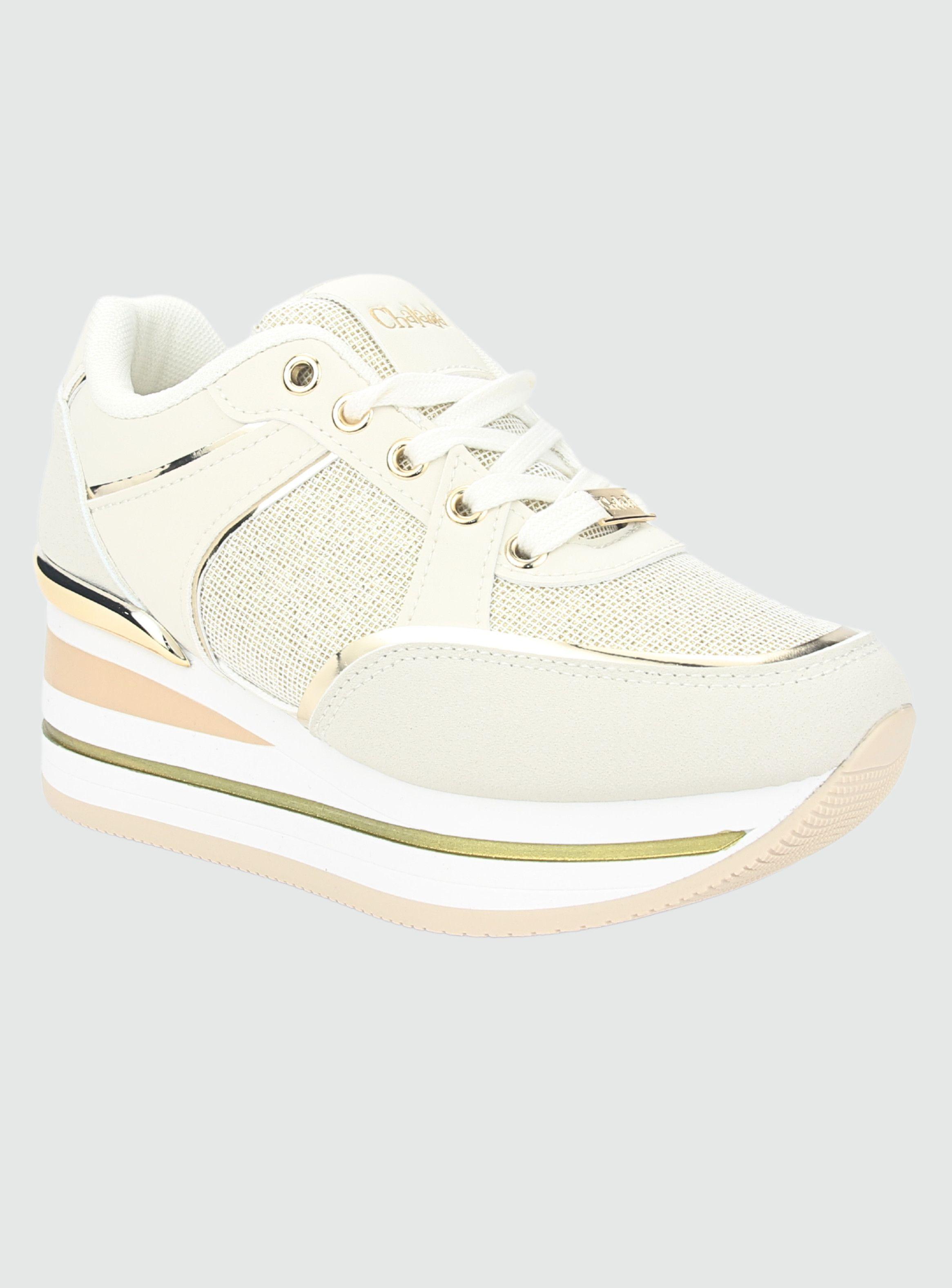 Zapatilla Chalada Mujer Jettix-3 Dorado Urbano-2