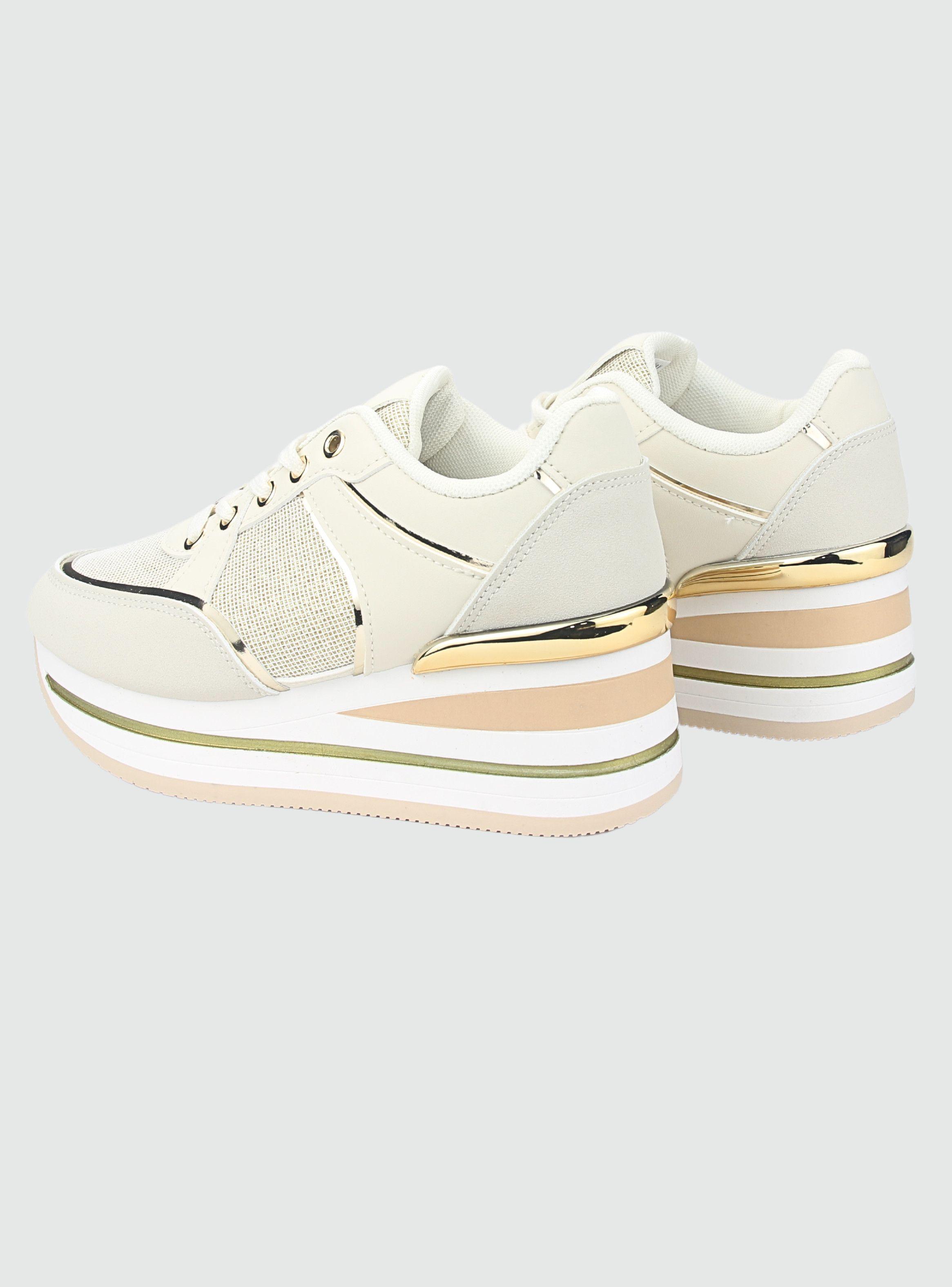 Zapatilla Chalada Mujer Jettix-3 Dorado Urbano-5