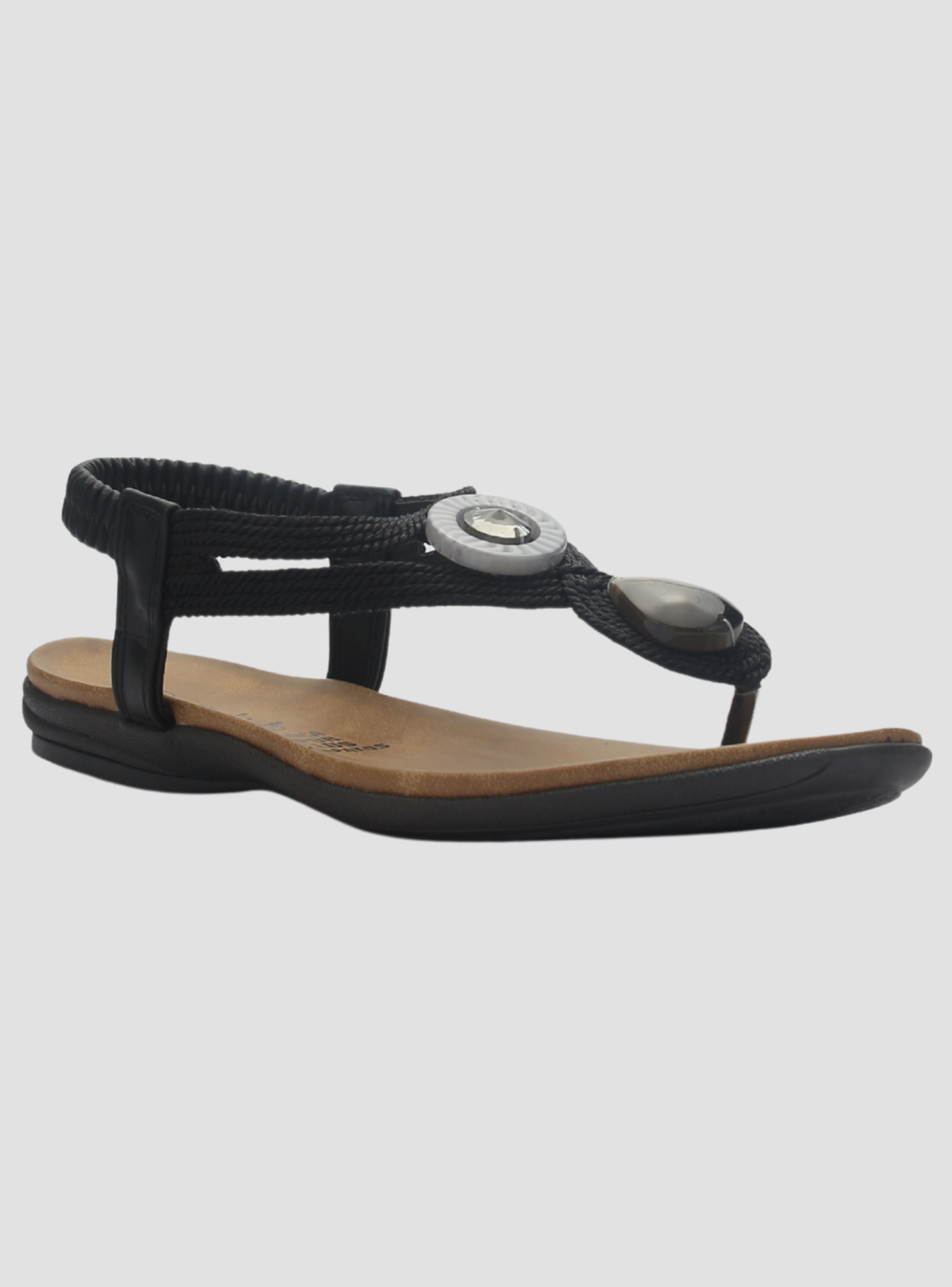 Sandalia Chalada Mujer Anatomic78 Negro Casual-2