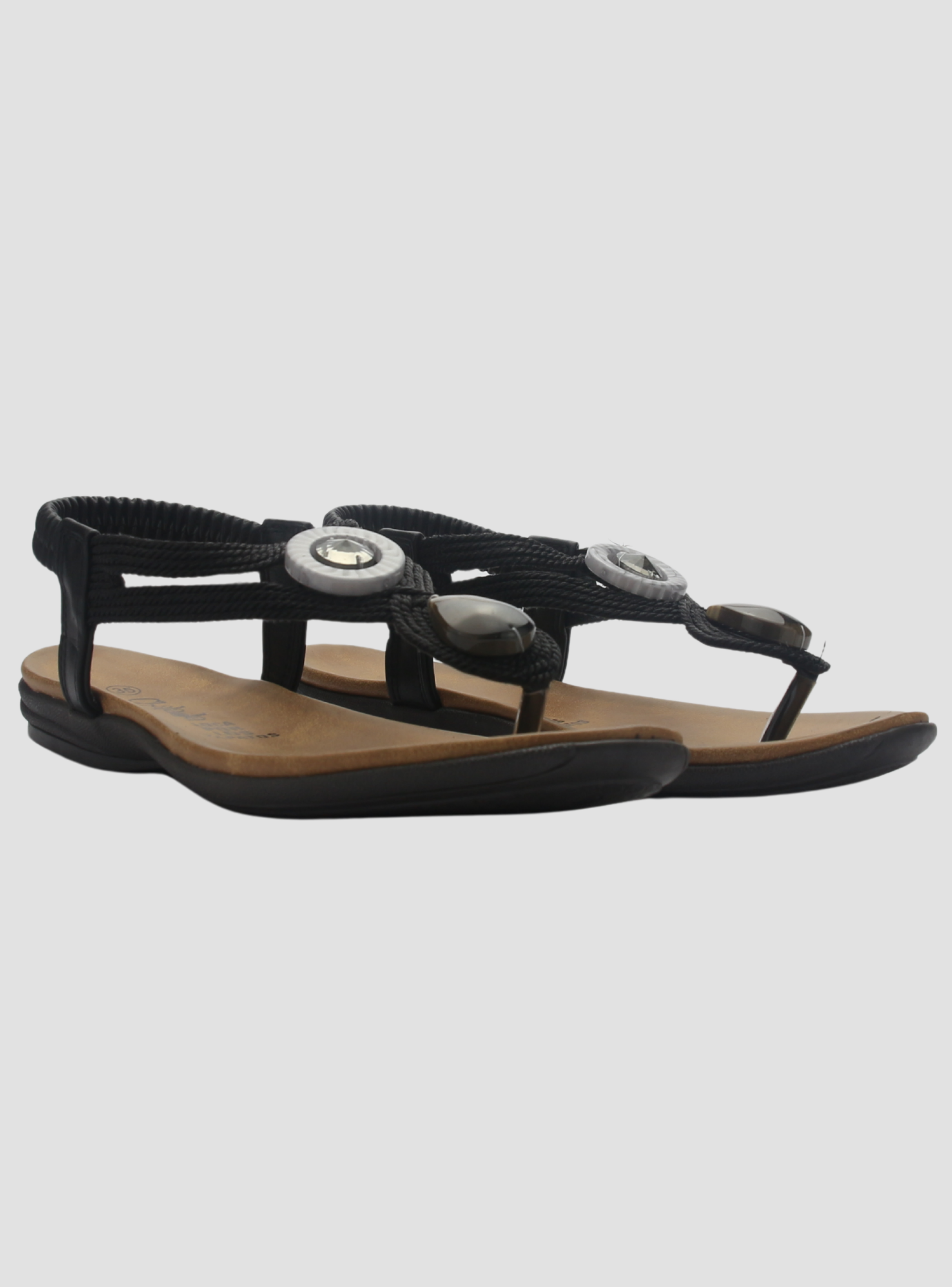 Sandalia Chalada Mujer Anatomic78 Negro Casual-4