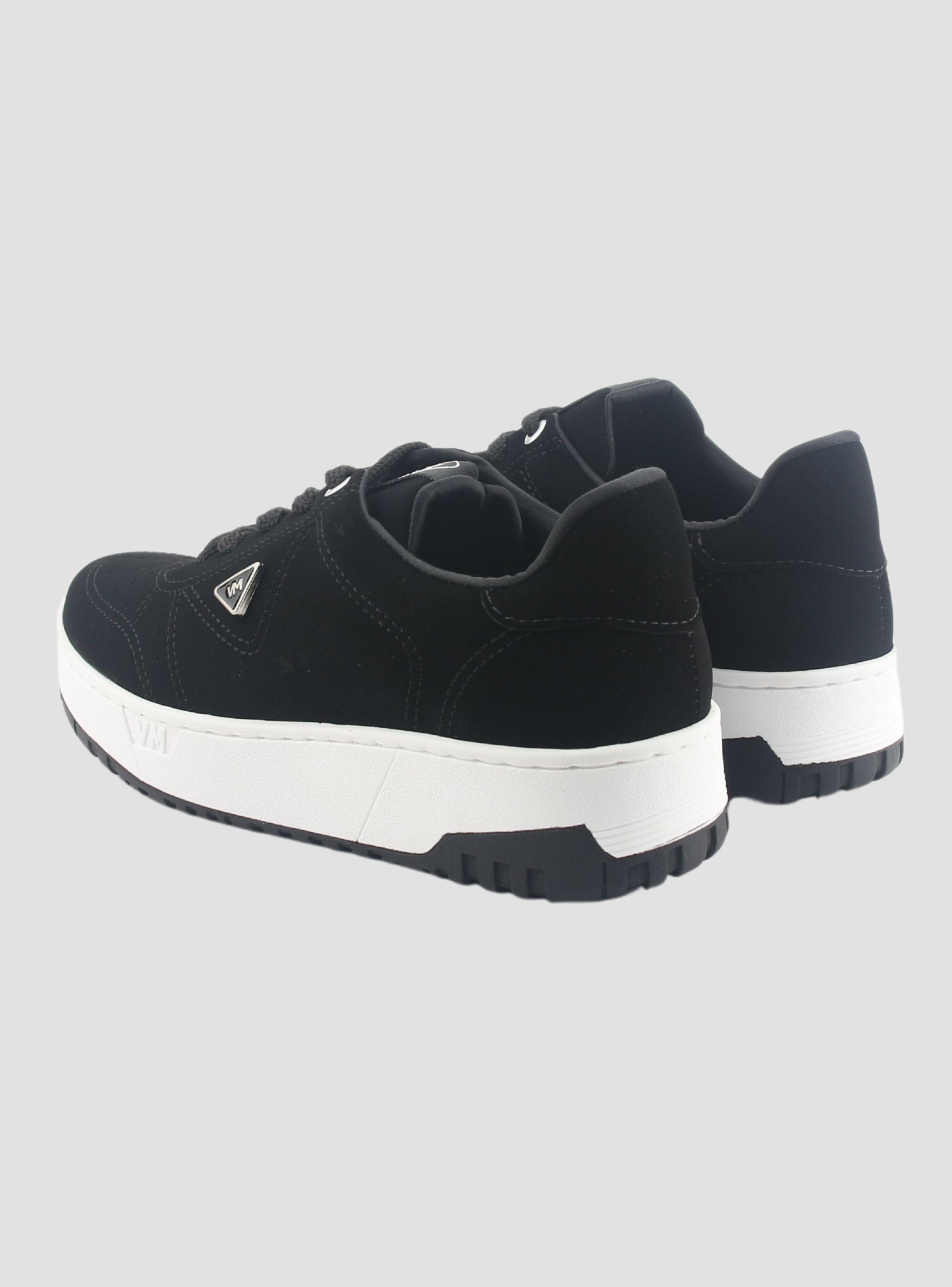 Zapatilla Via Marte Mujer 042-008-01 Negro Casual-5