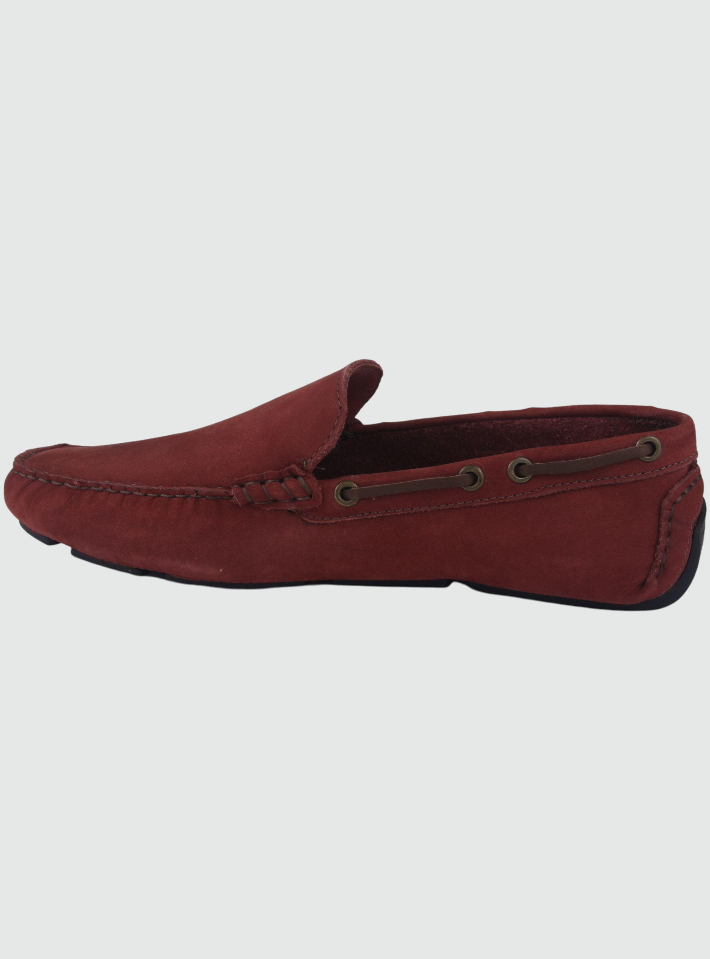 Mocasin Ferracini Hombre 2771 Rojo Urbano-1
