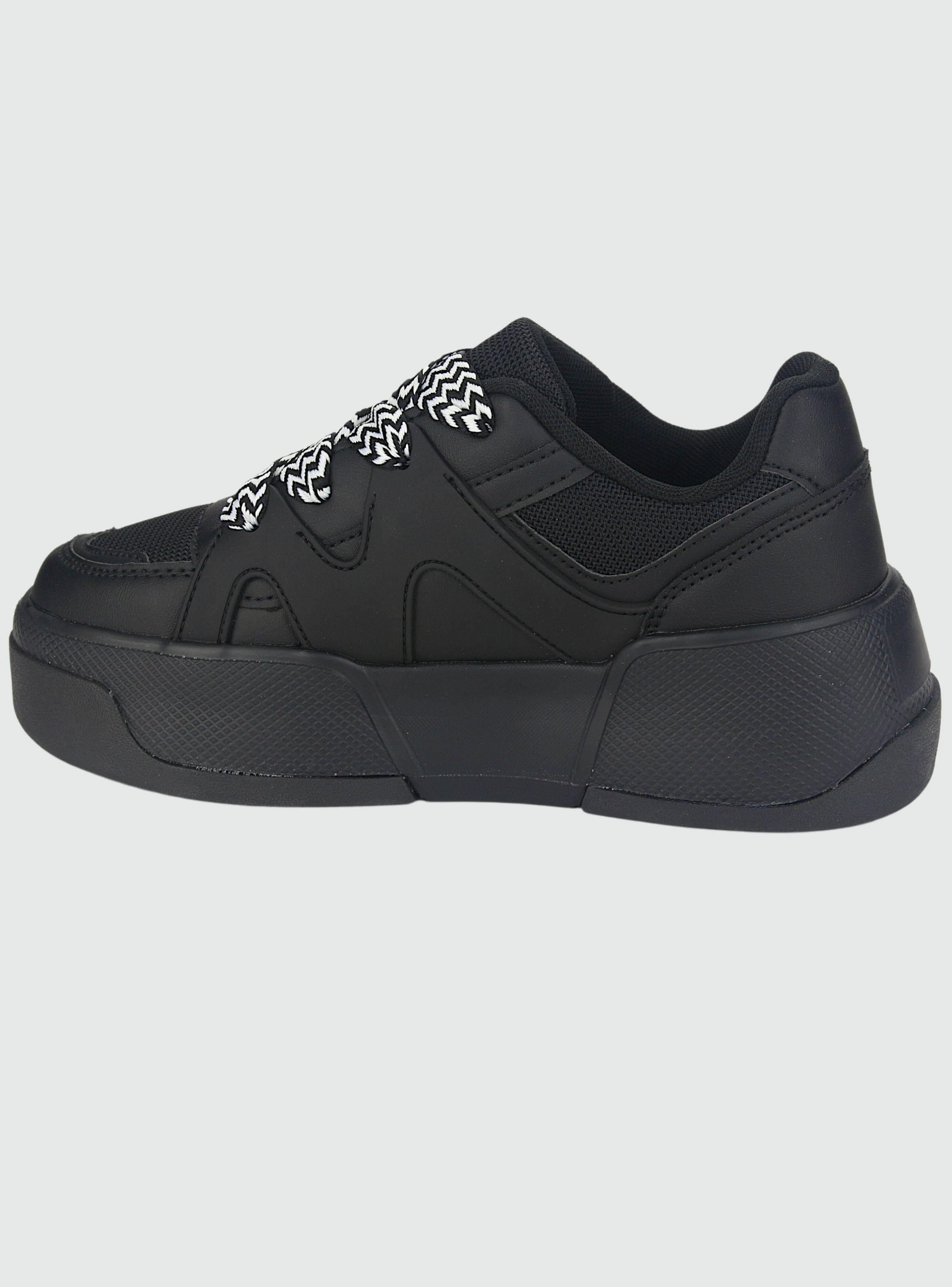 Zapatilla Chalada Mujer Nora-5 Negro Urbano-2