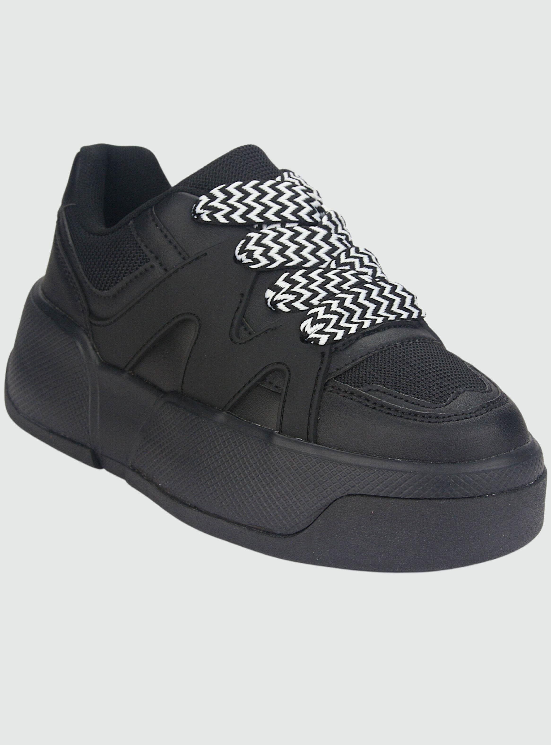 Zapatilla Chalada Mujer Nora-5 Negro Urbano-3