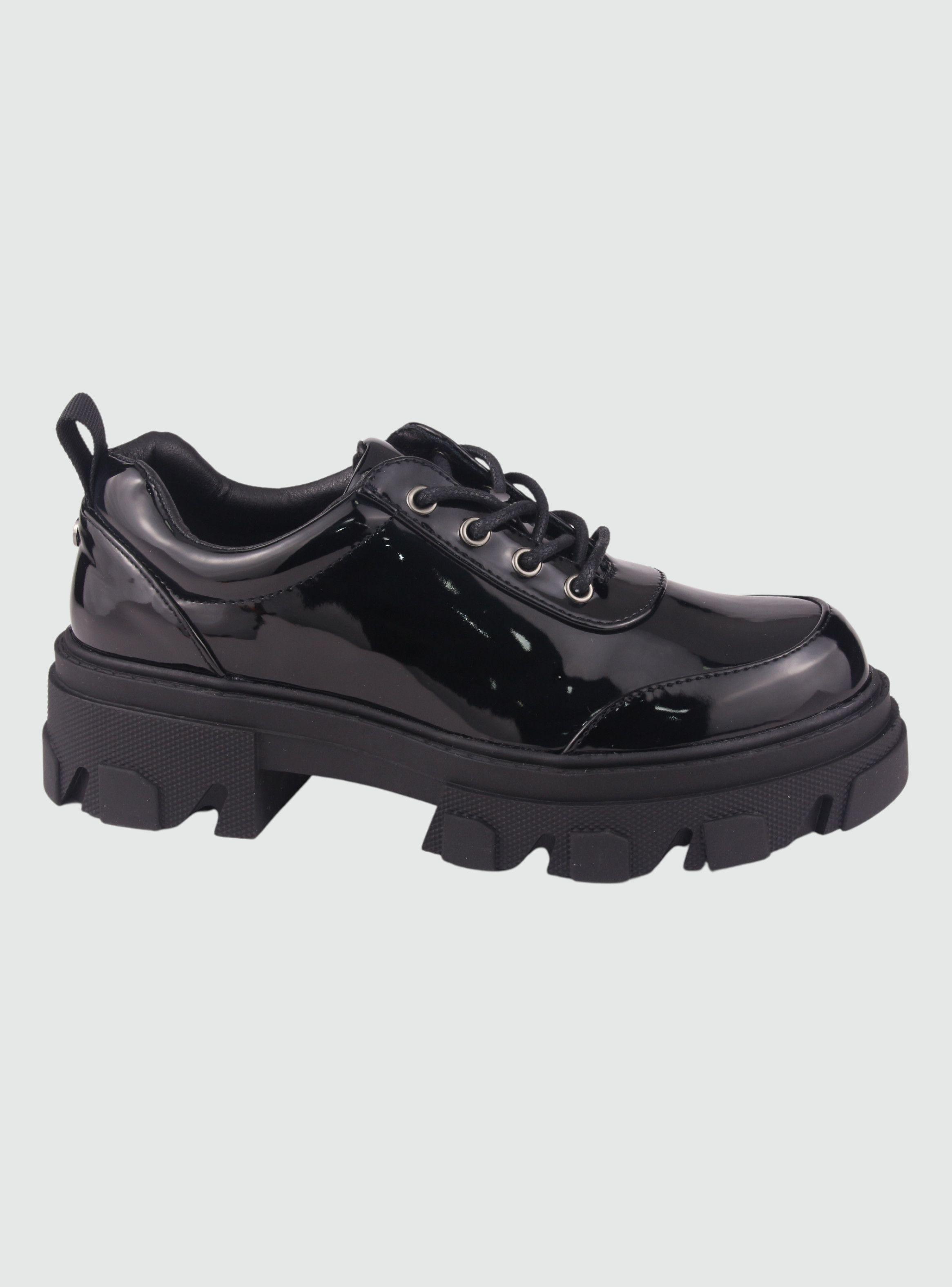 Zapatilla Chalada Mujer Karl-6 Negro Moda-0