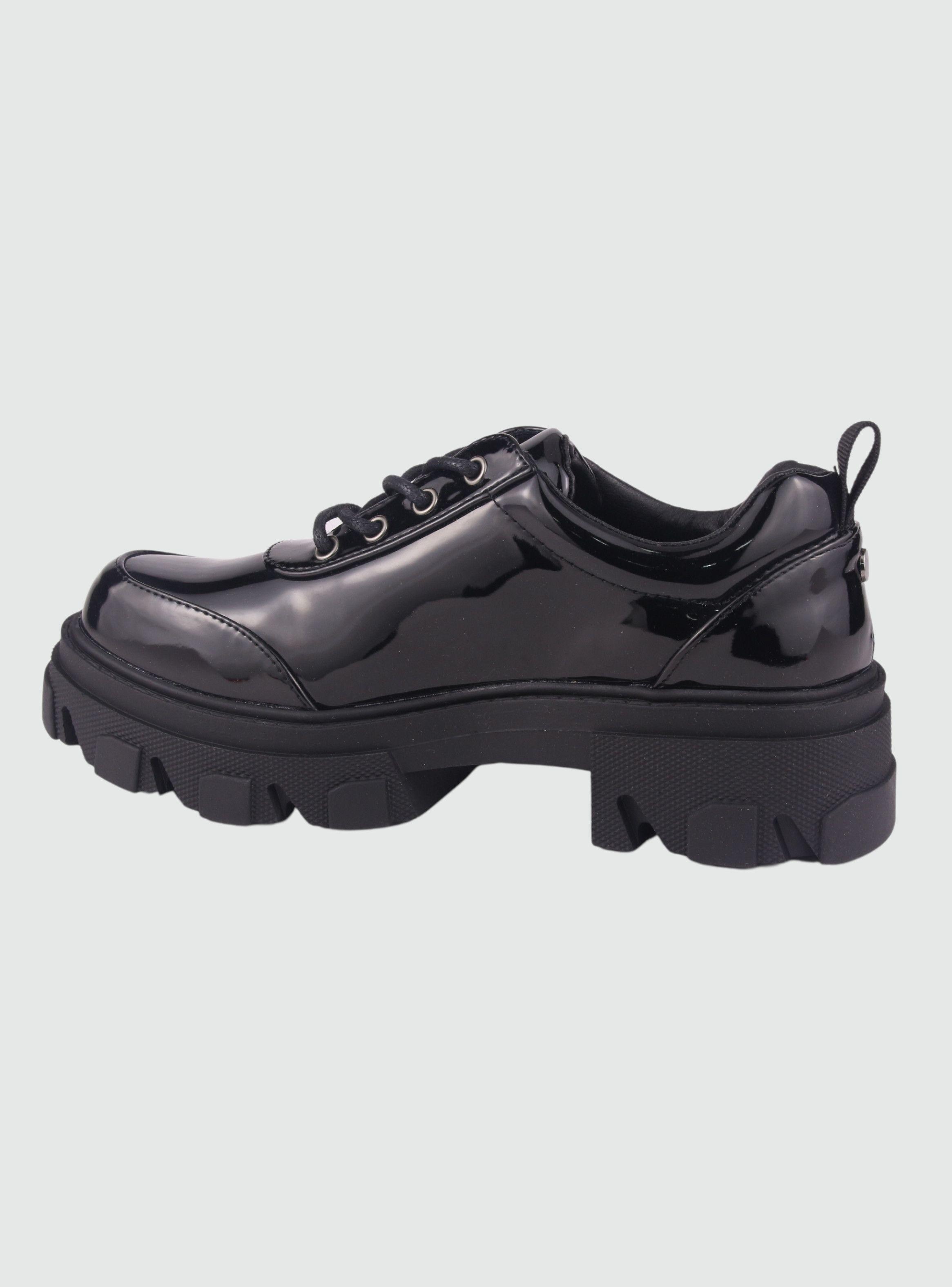 Zapatilla Chalada Mujer Karl-6 Negro Moda-1