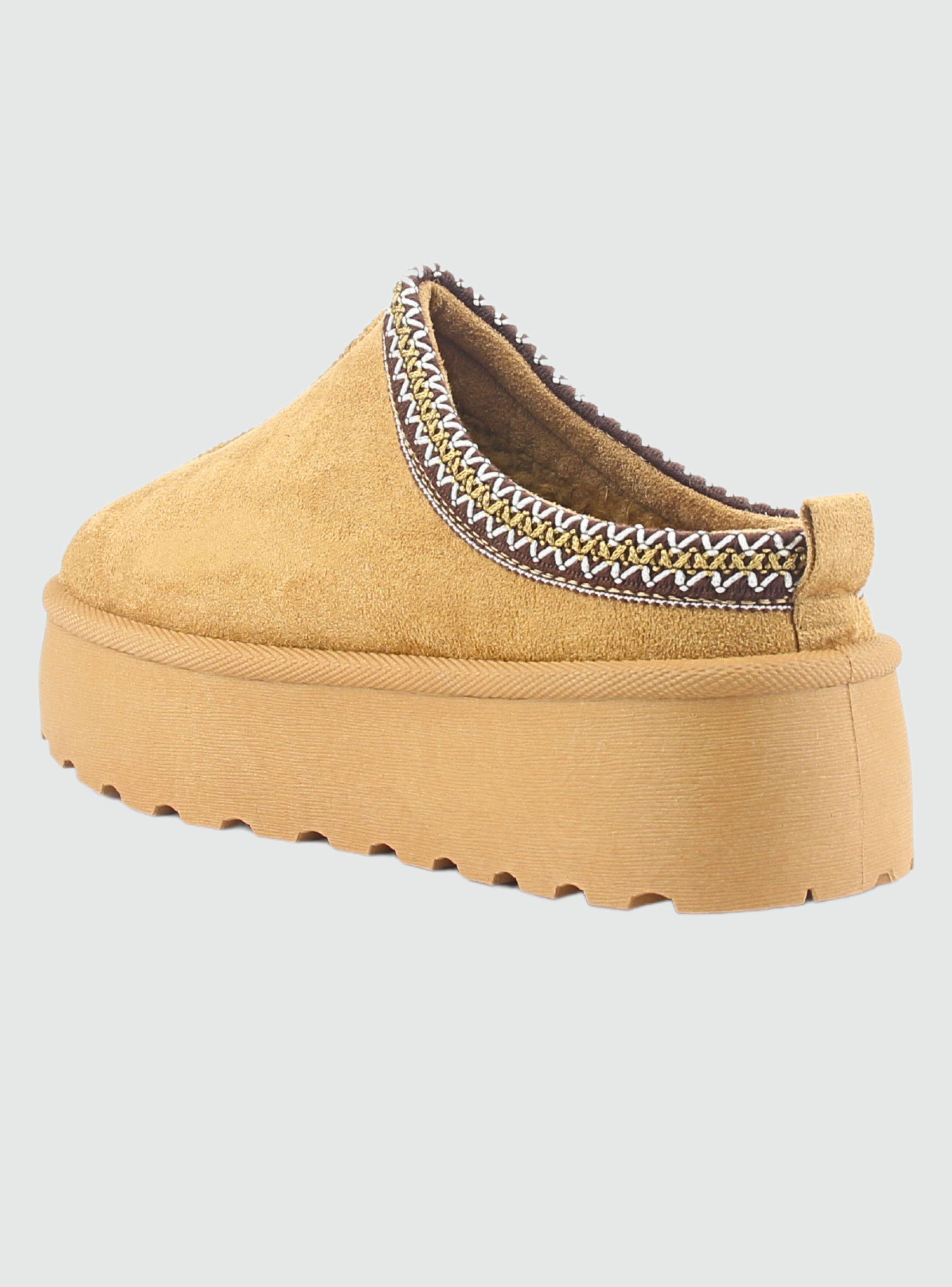 Pantufla Chalada Mujer Pinguih-3 Tostado Comfort-3