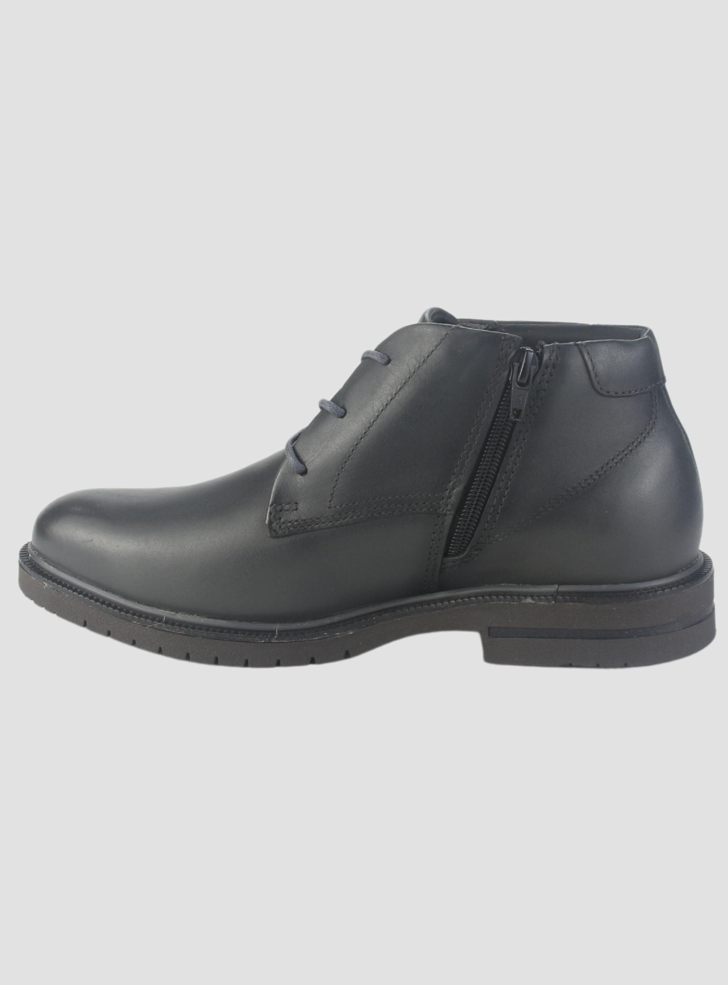 Botin Ferracini Hombre 5437 Firenze Negro Casual-1