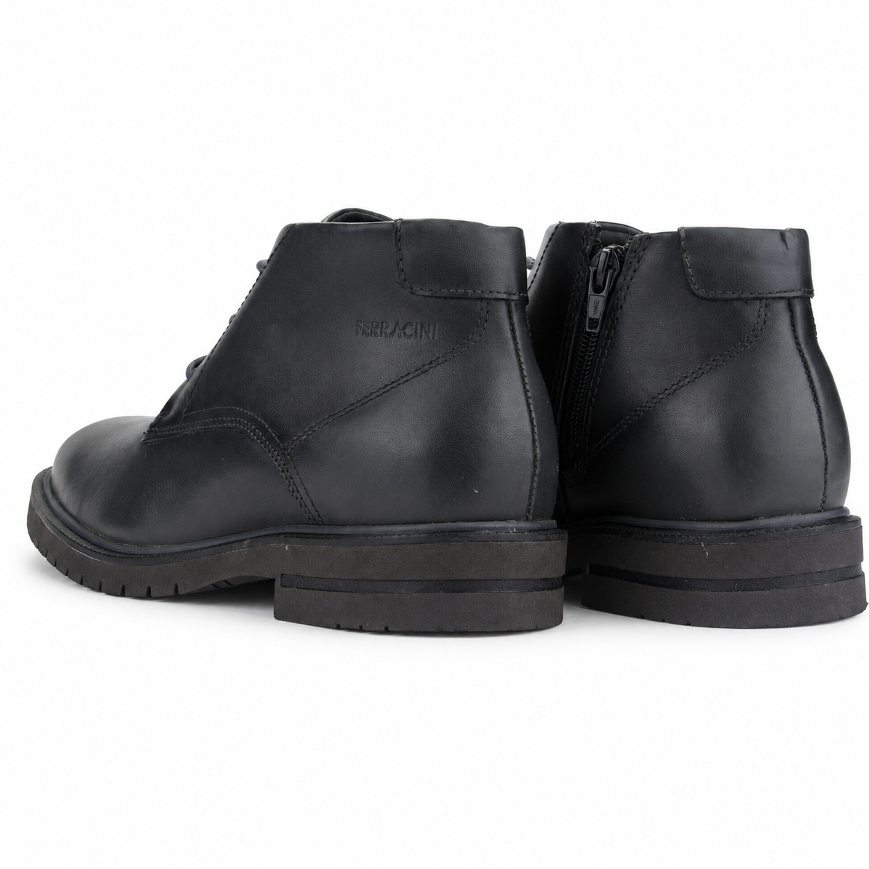 Botin Ferracini Hombre 5437 Firenze Negro Casual-6