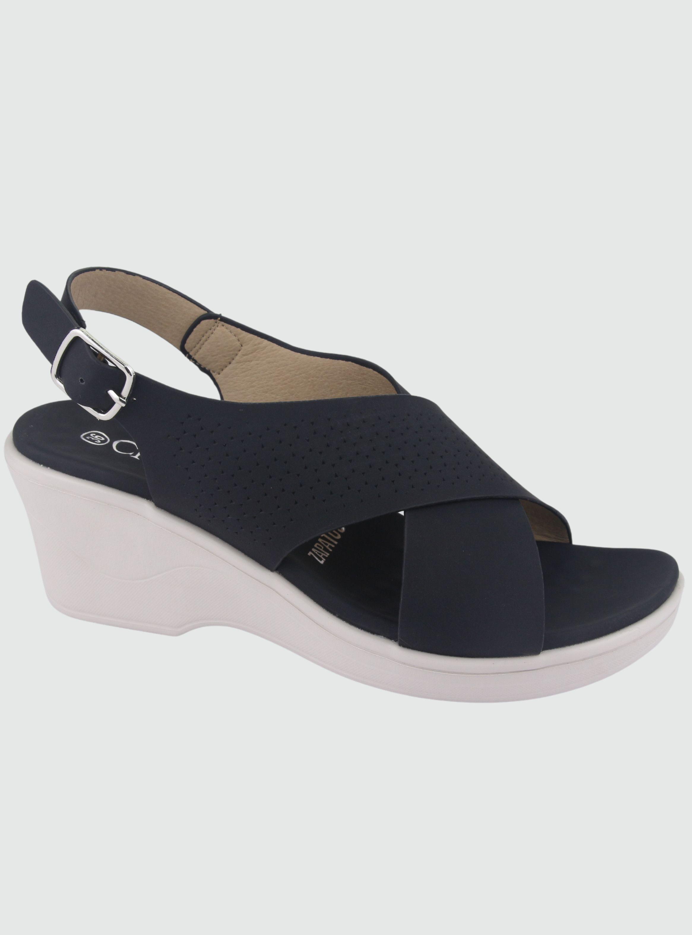 Sandalia Chalada Mujer Ica-26 Negro Casual-0