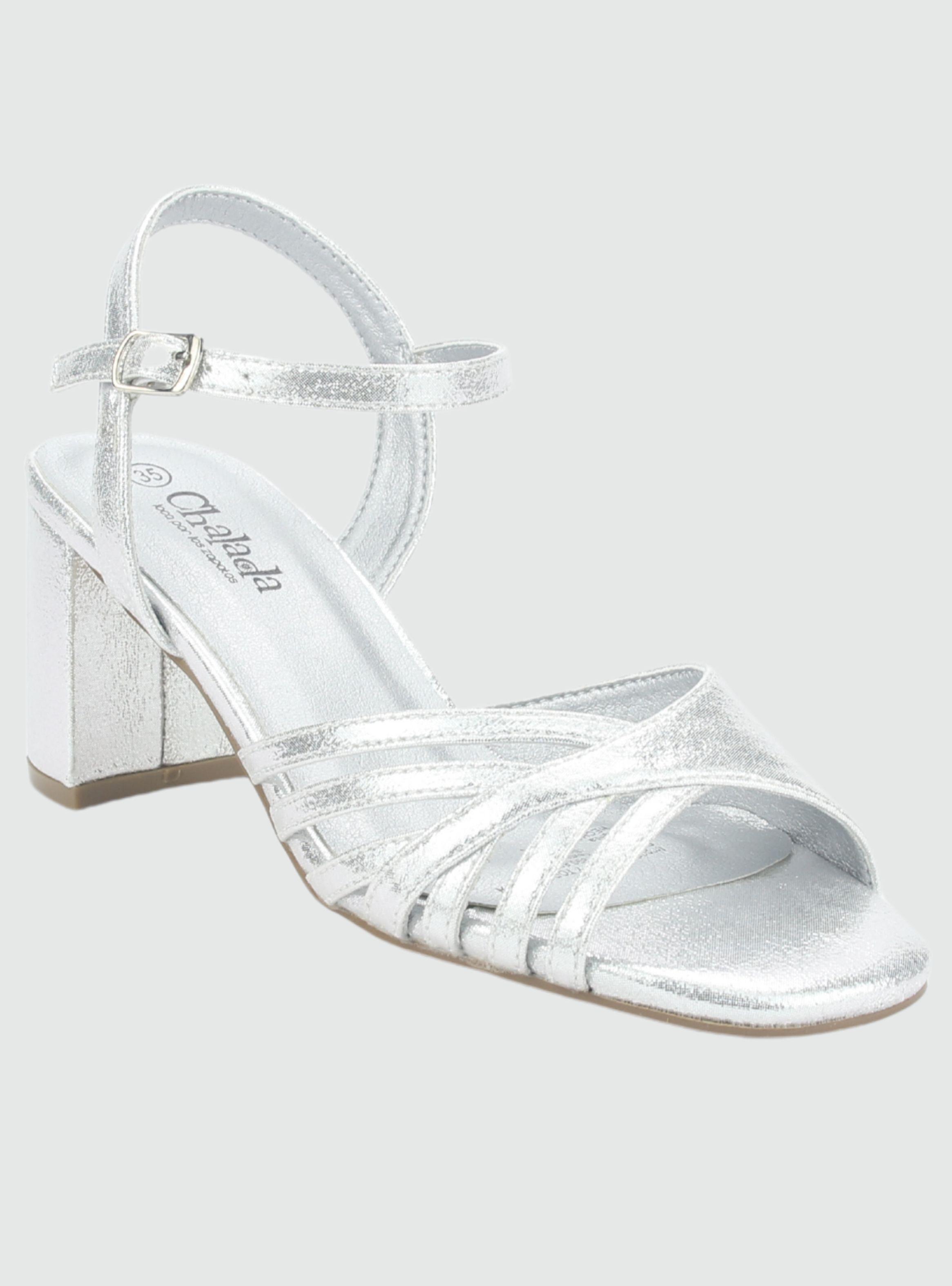 Sandalia Chalada Mujer Foly-2 Plateado Casual-2