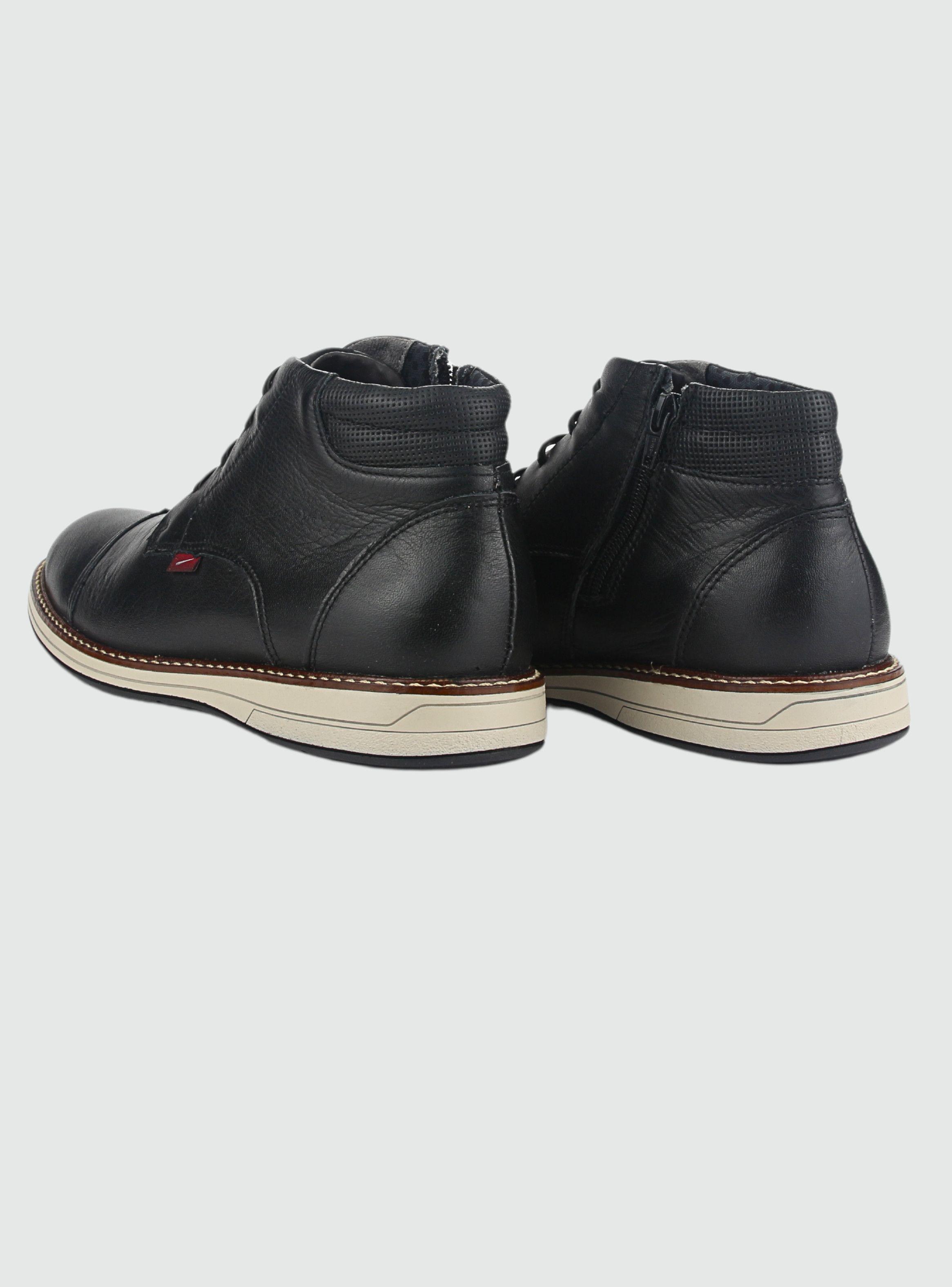 Botin Ferracini Hombre 6153 Kingston Negro Casual-5