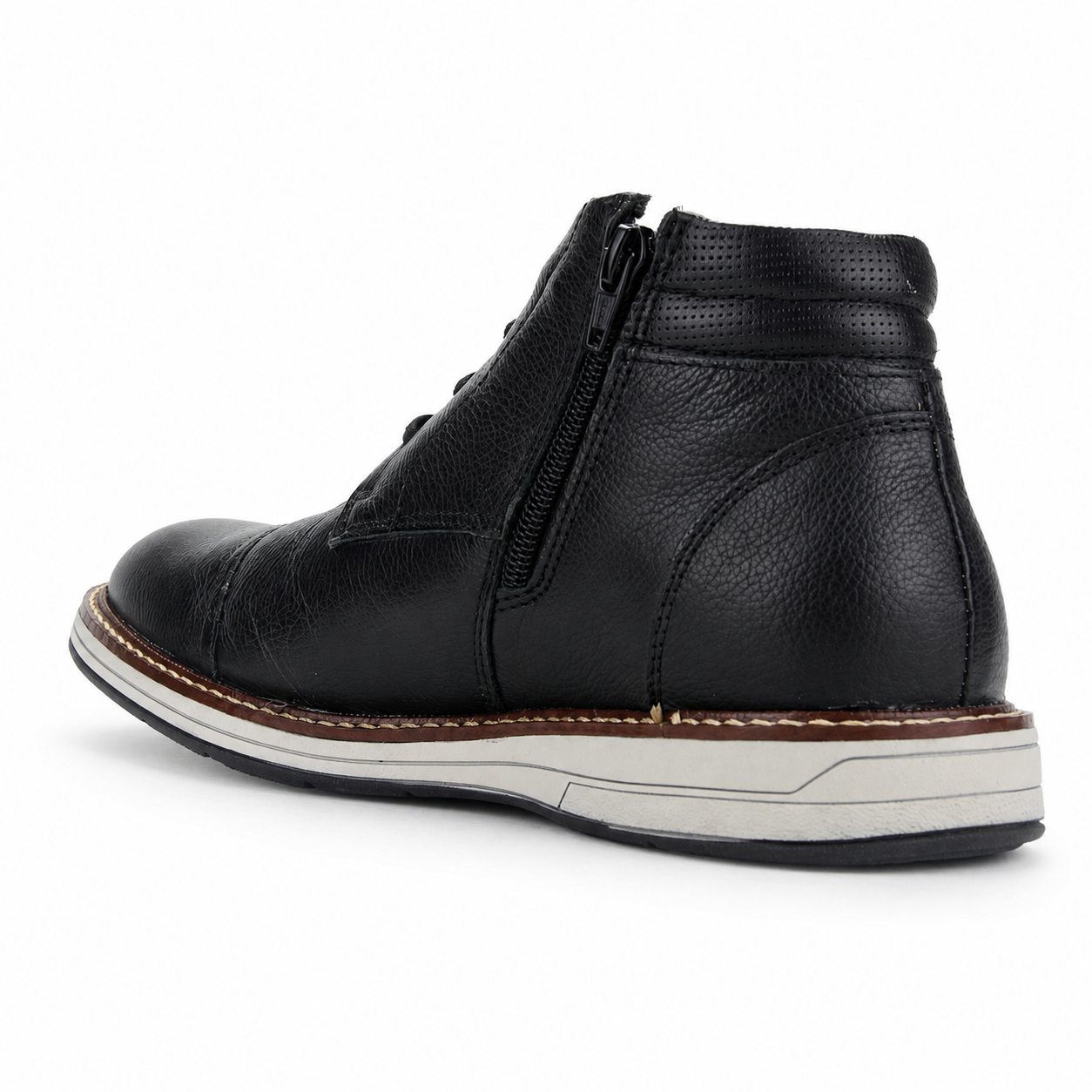 Botin Ferracini Hombre 6153 Kingston Negro Casual-3