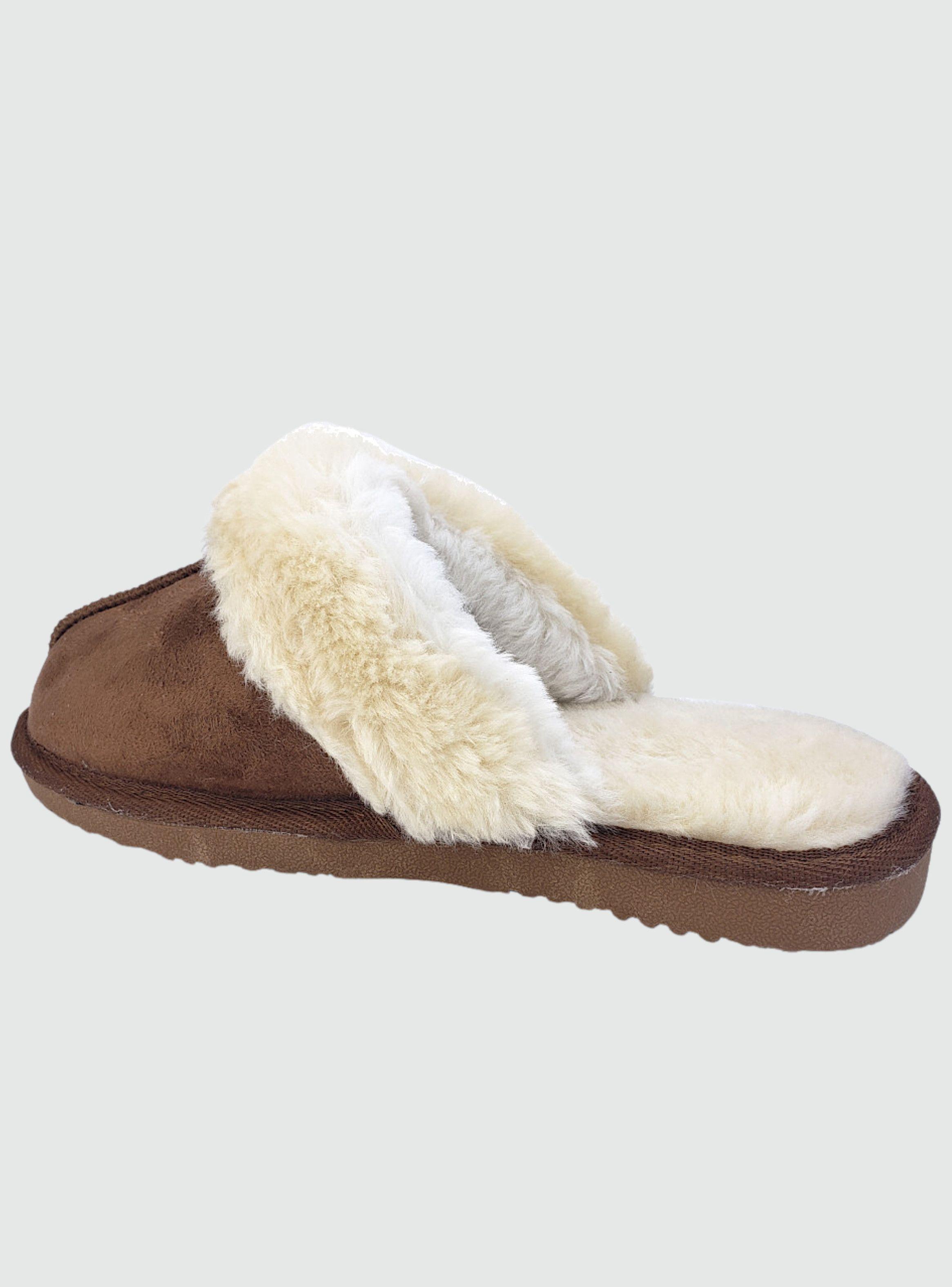 Pantufla Chalada Mujer Slipper-2 Tostado Comfort-1