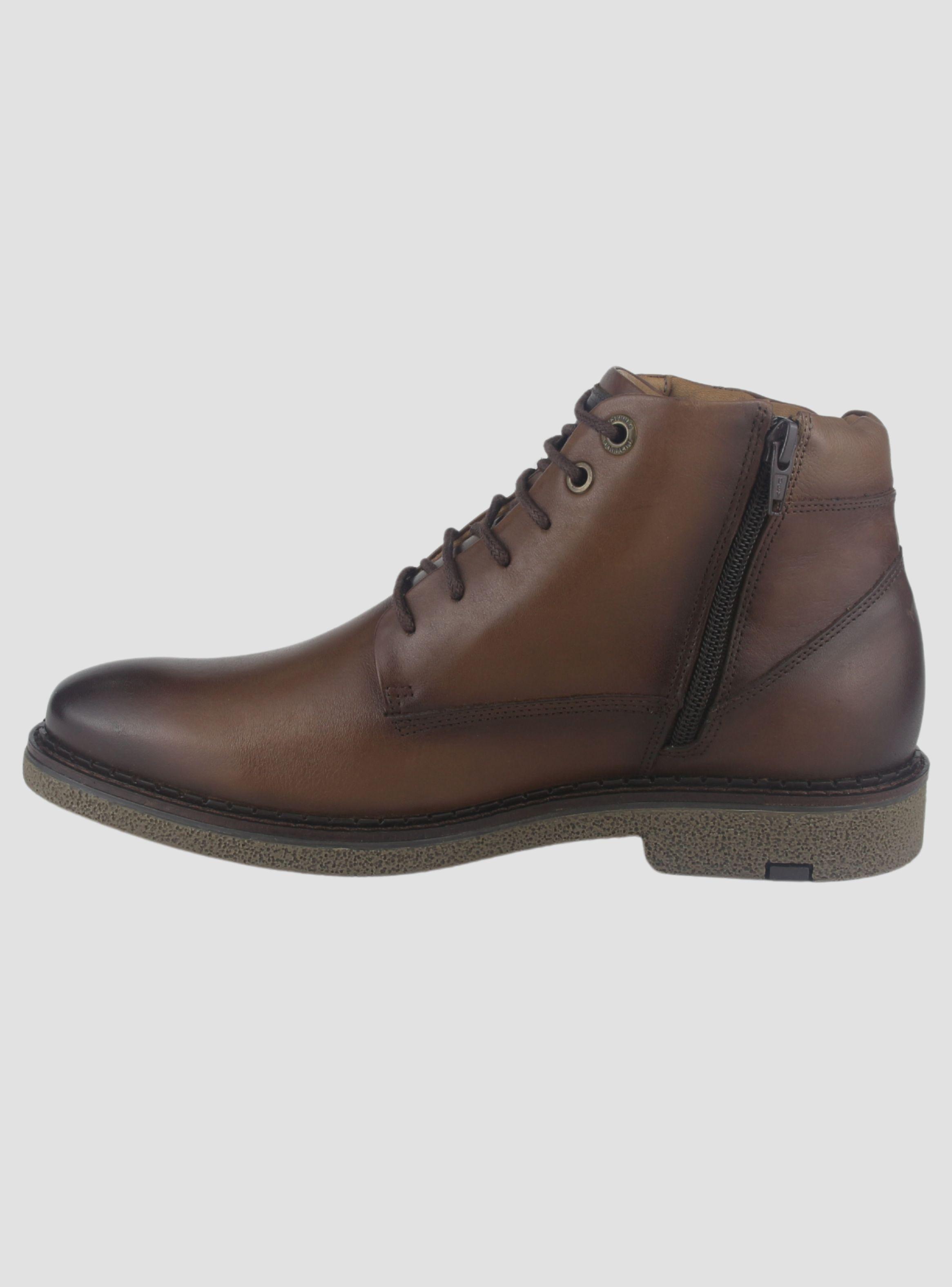 Botin Ferracini Hombre 9720 Almada Café Casual-1