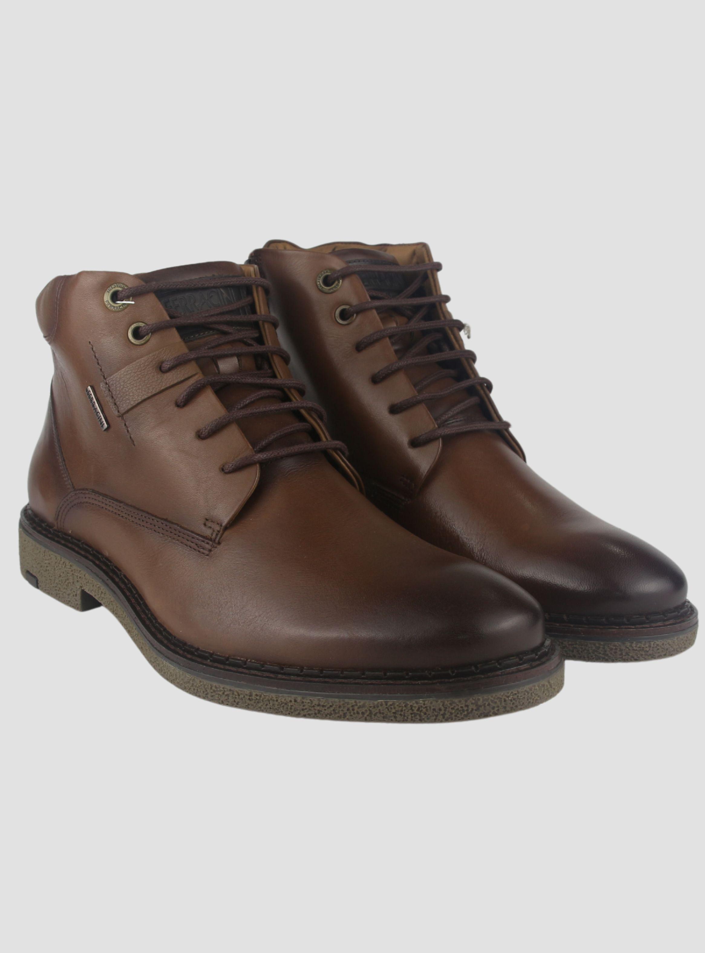 Botin Ferracini Hombre 9720 Almada Café Casual-4
