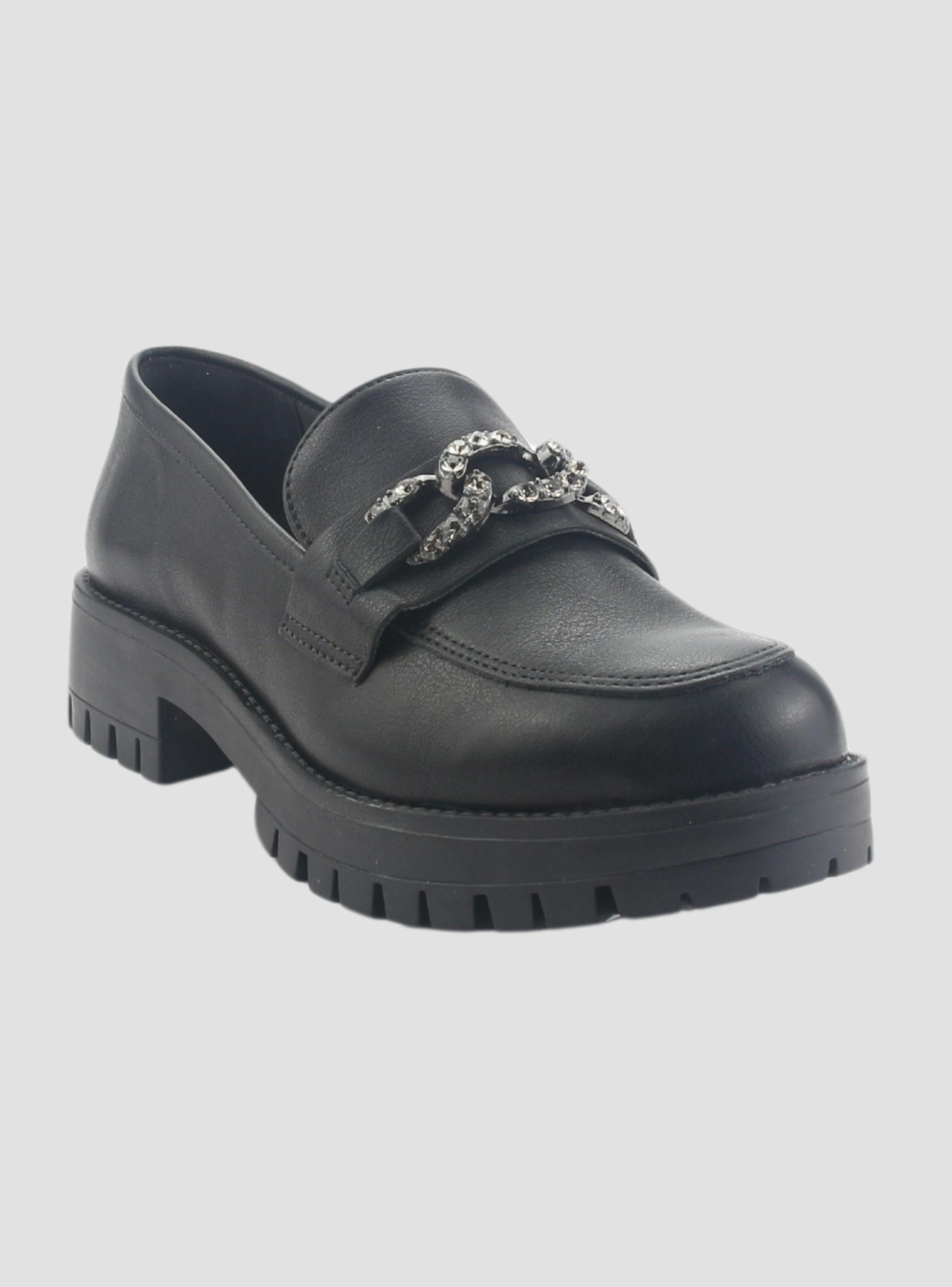 Mocasin Via Marte Mujer 083-005-01 Negro Casual-2