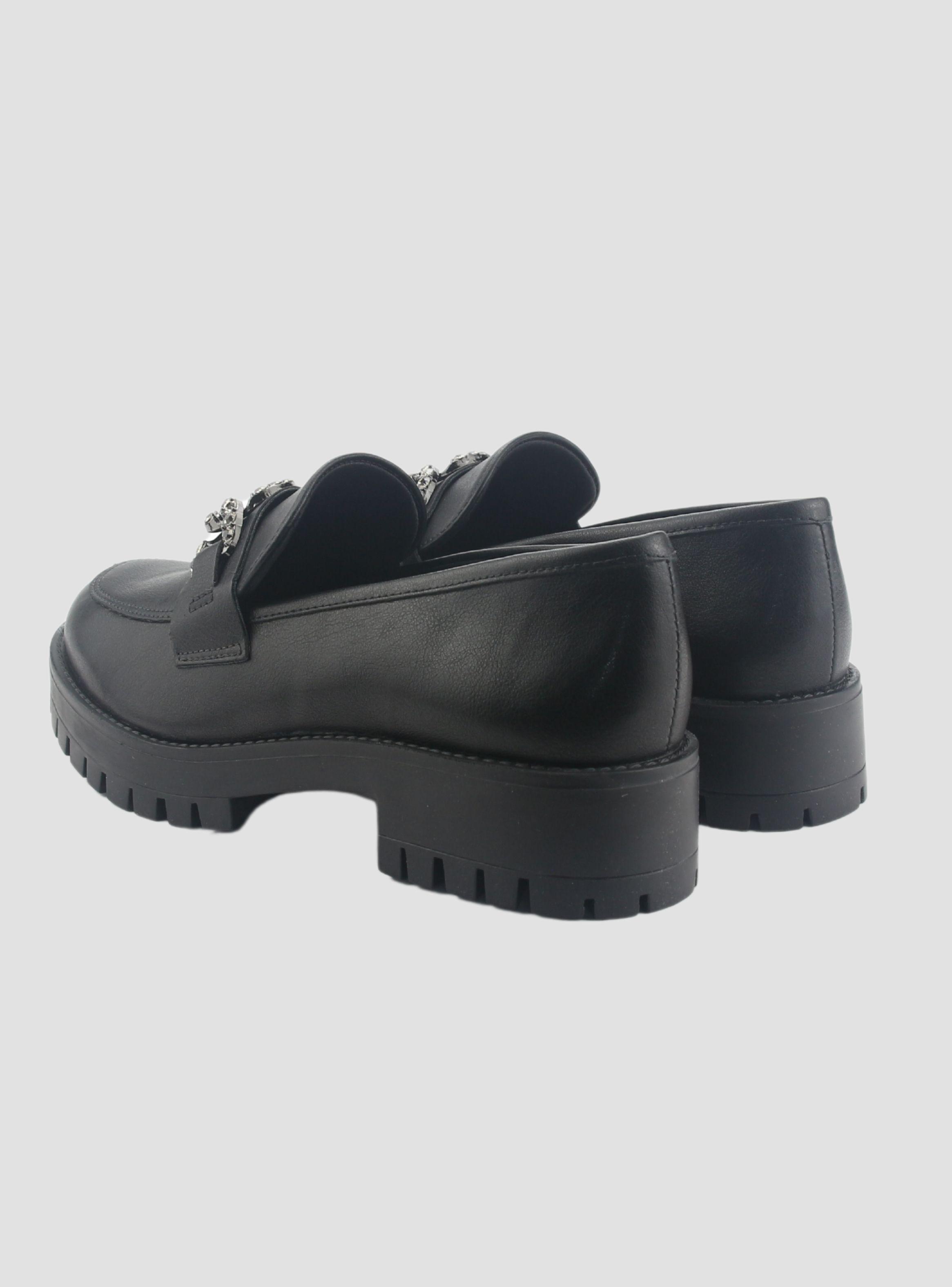 Mocasin Via Marte Mujer 083-005-01 Negro Casual-5