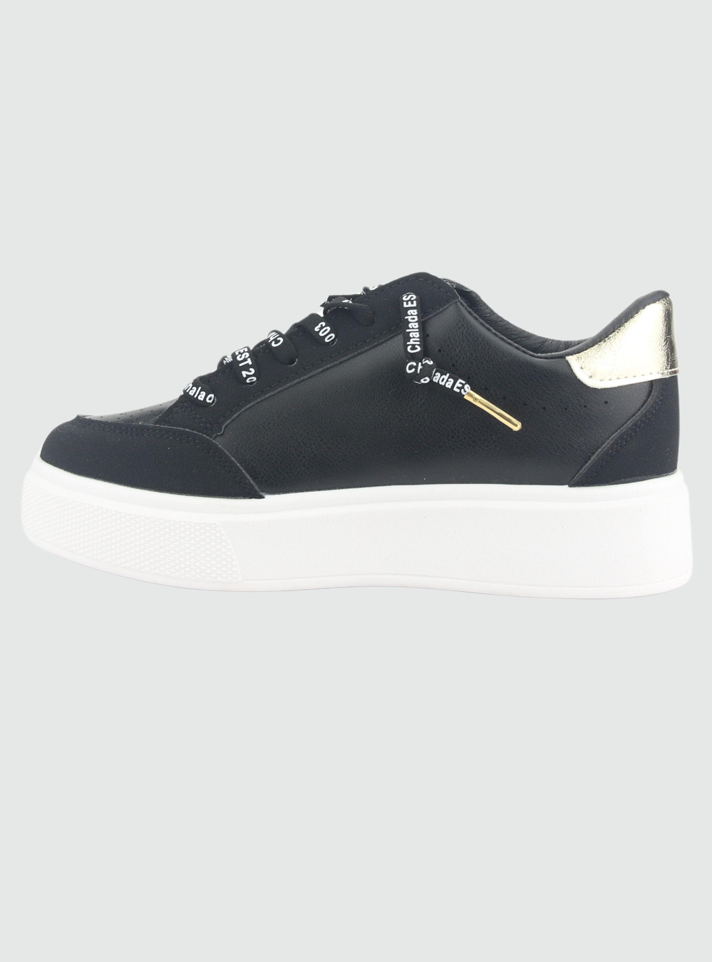 Zapatilla Chalada Mujer Candy-36 Negro Urbano-1