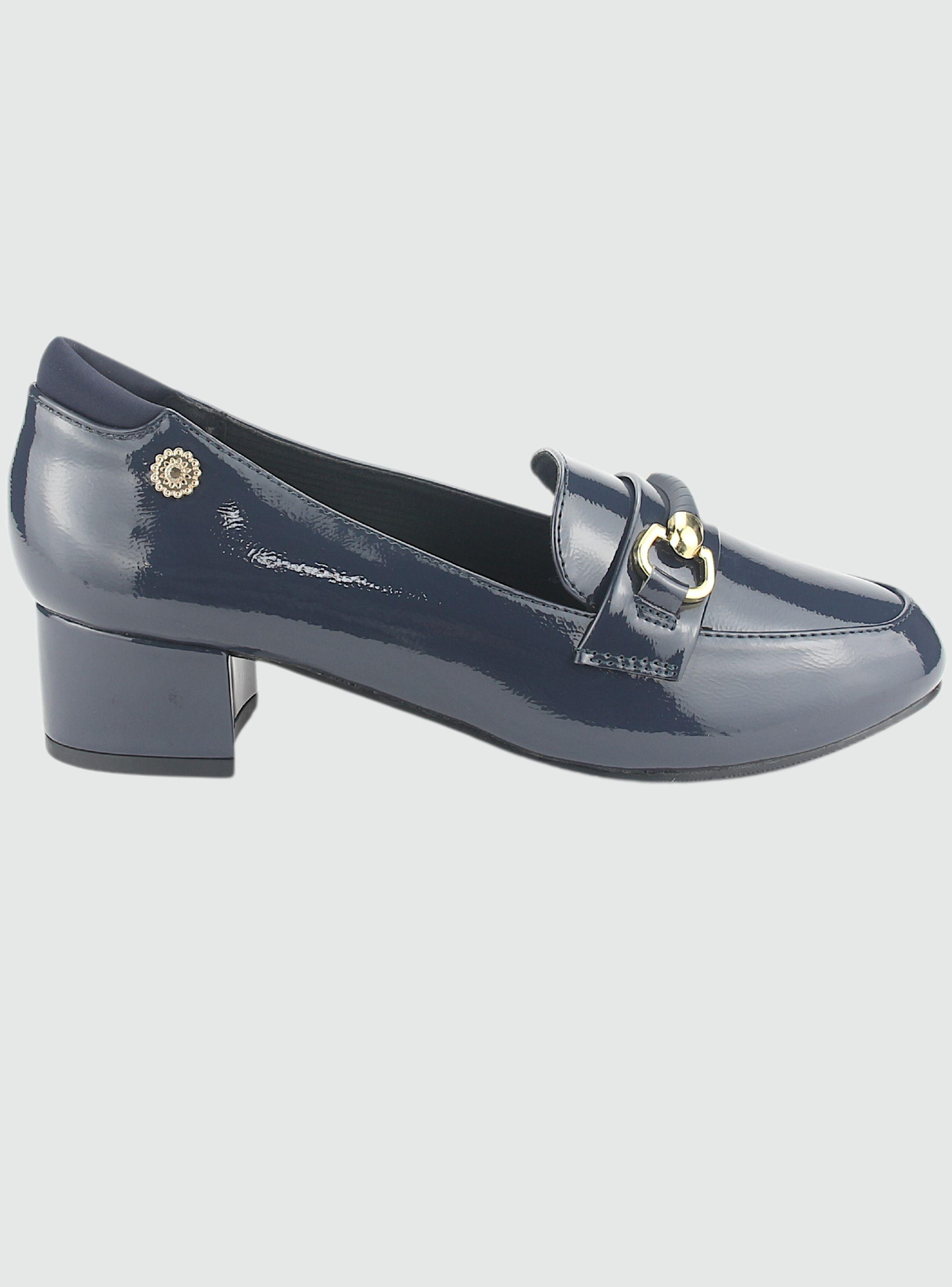 Mocasin Chalada Mujer Reyna-1 Azul Marino Casual-0