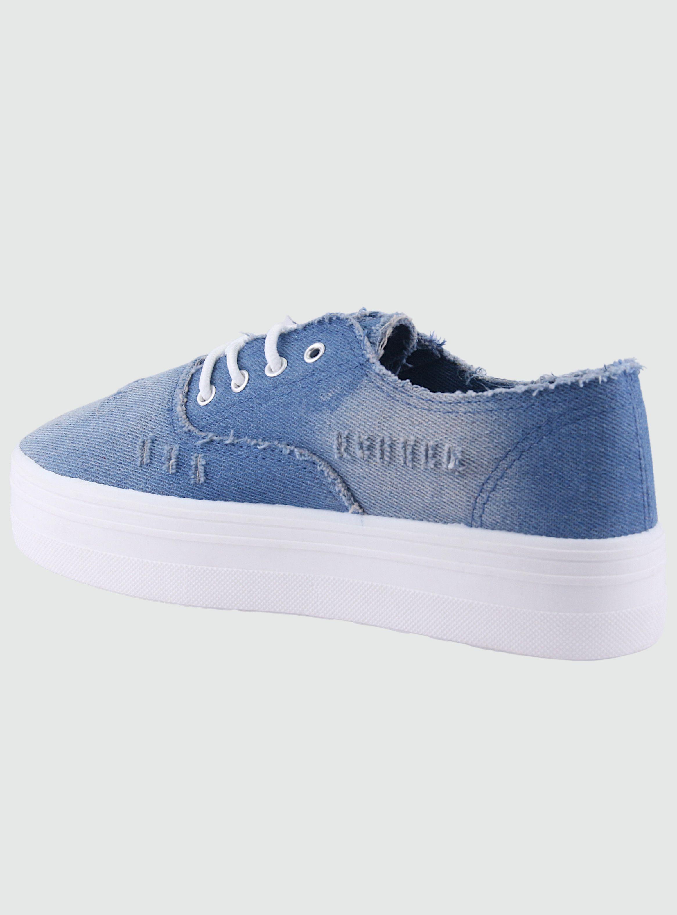 Zapatilla Chalada Mujer Field-17 Azul Urbano-1