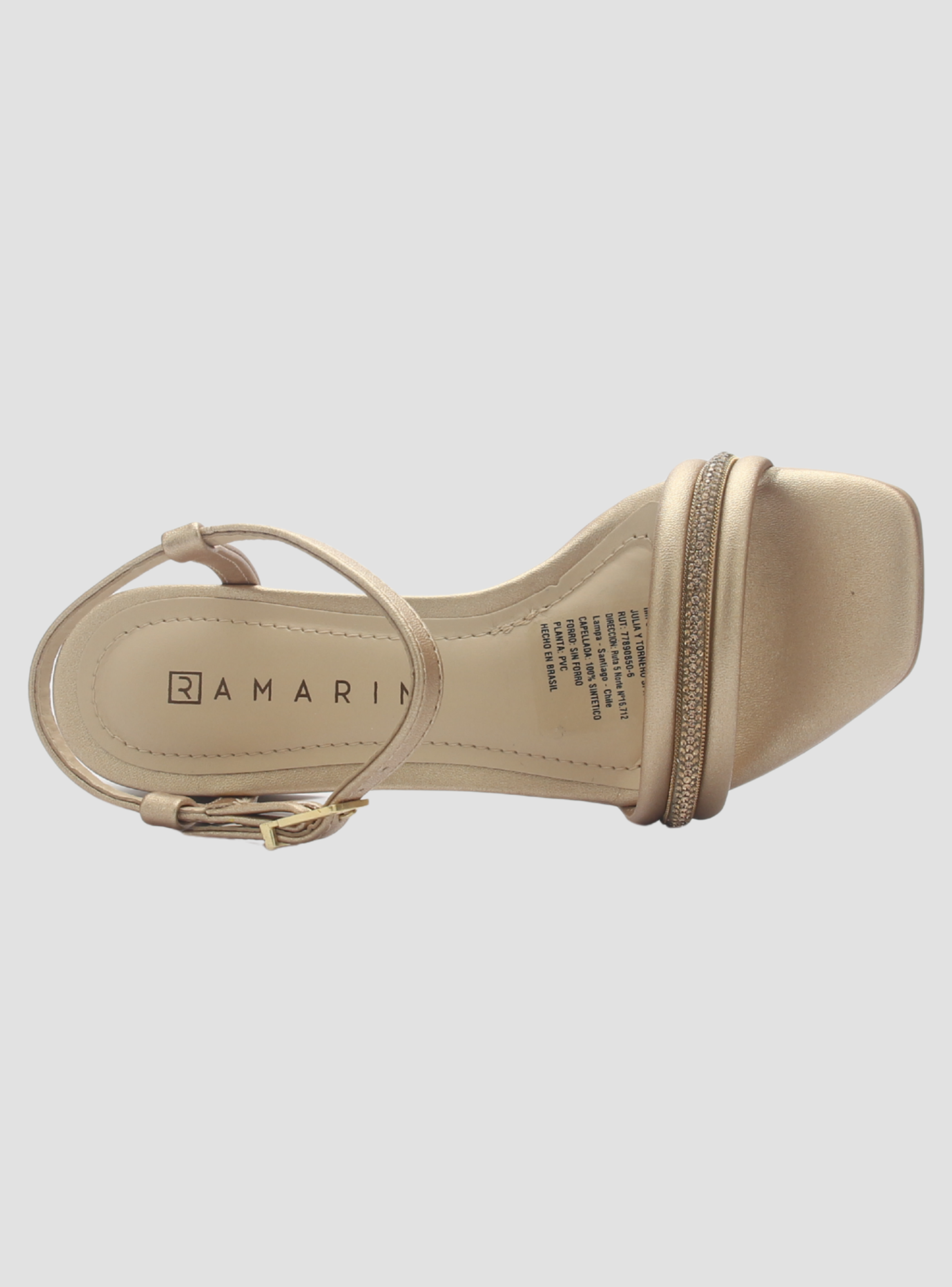 Sandalia Mujer Dorado Ramarim 2530202 Casual-6
