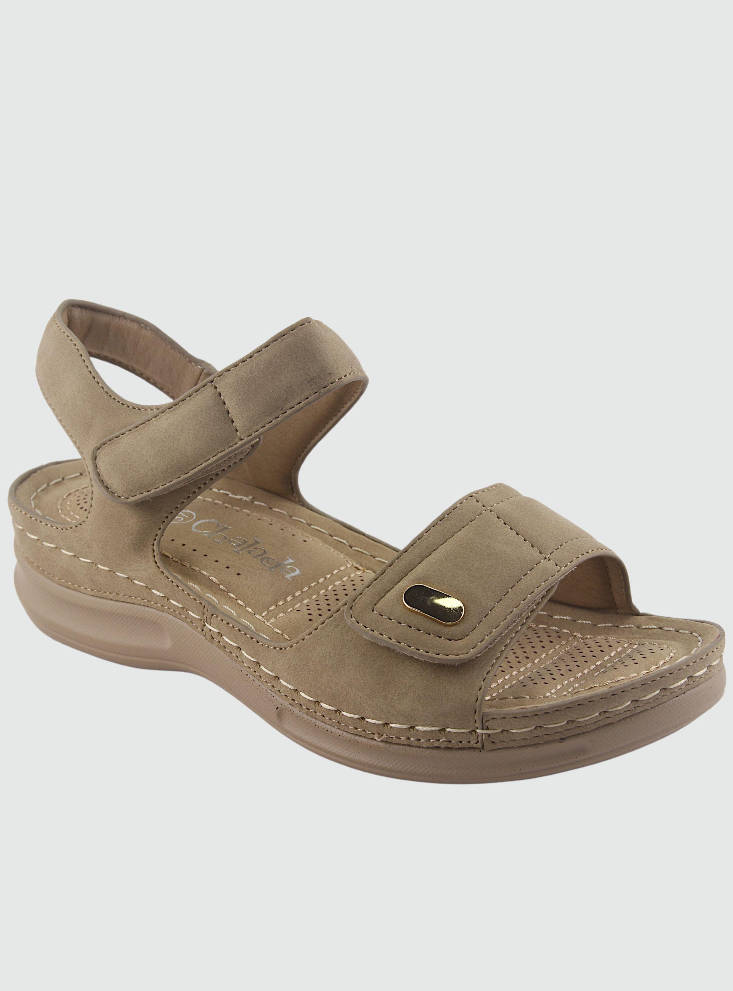 Sandalia Chalada Mujer Kon-15 Camel Comfort-0