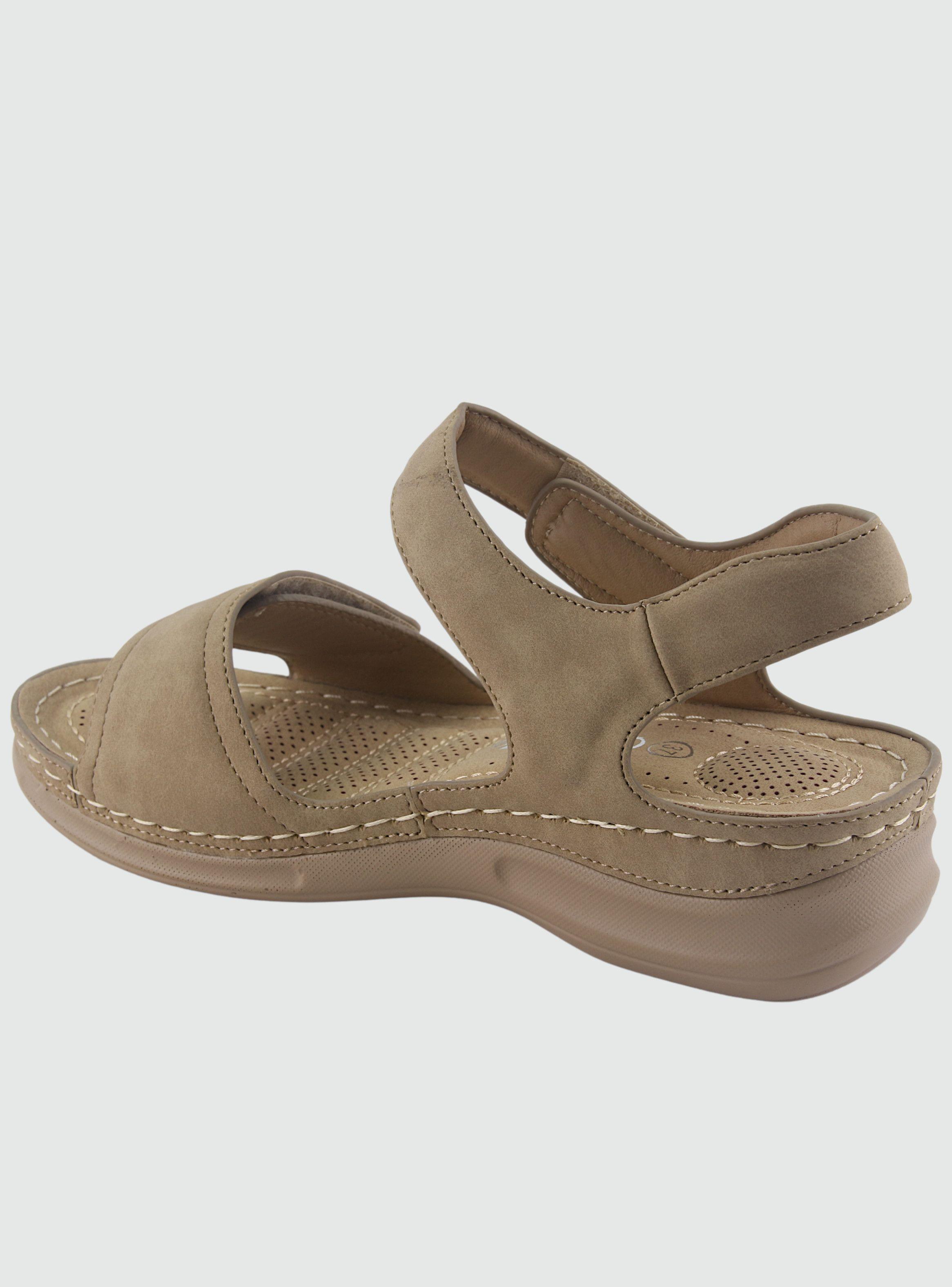 Sandalia Chalada Mujer Kon-15 Camel Comfort-1