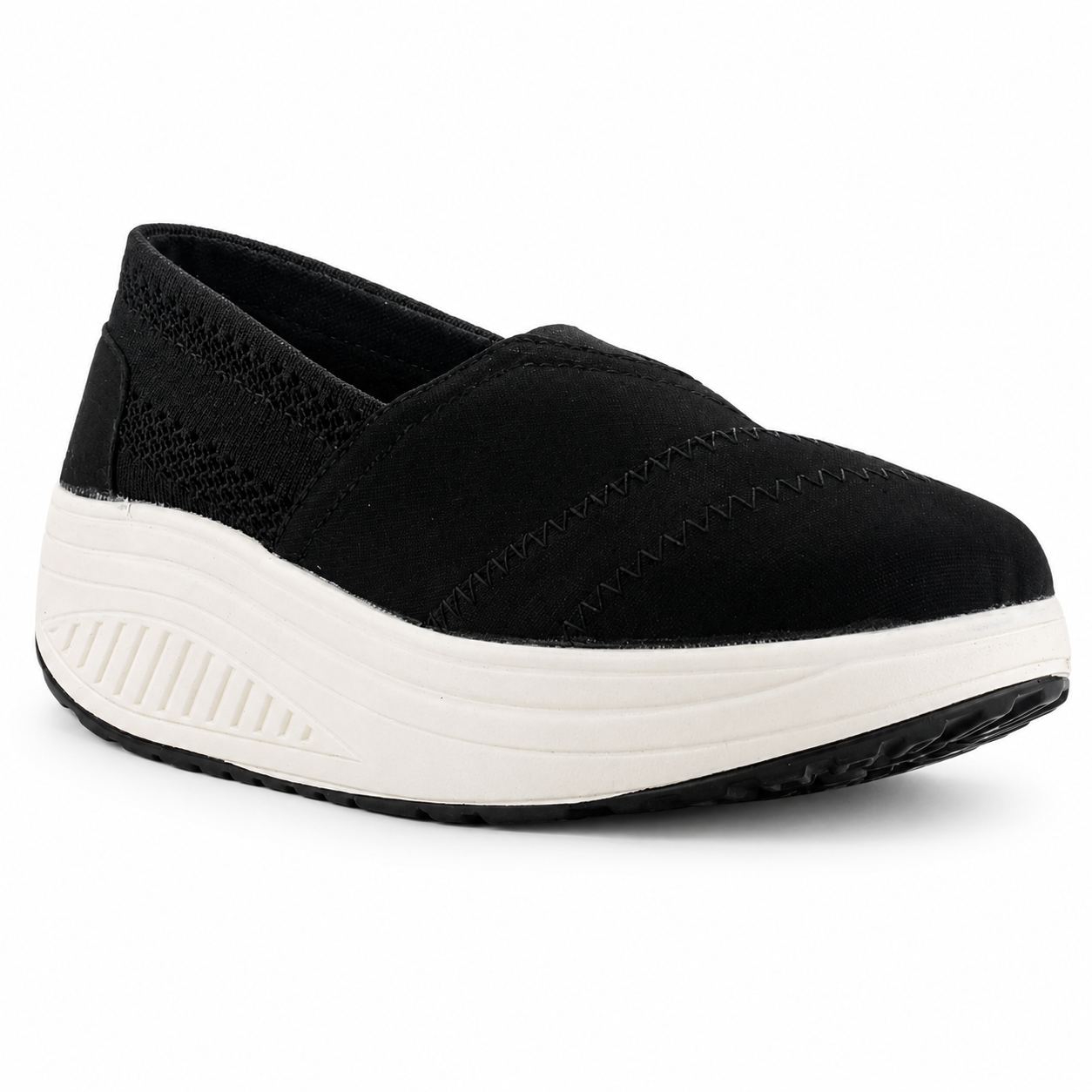 Zapatilla Negro Mujer Urbano Funway Tija-2