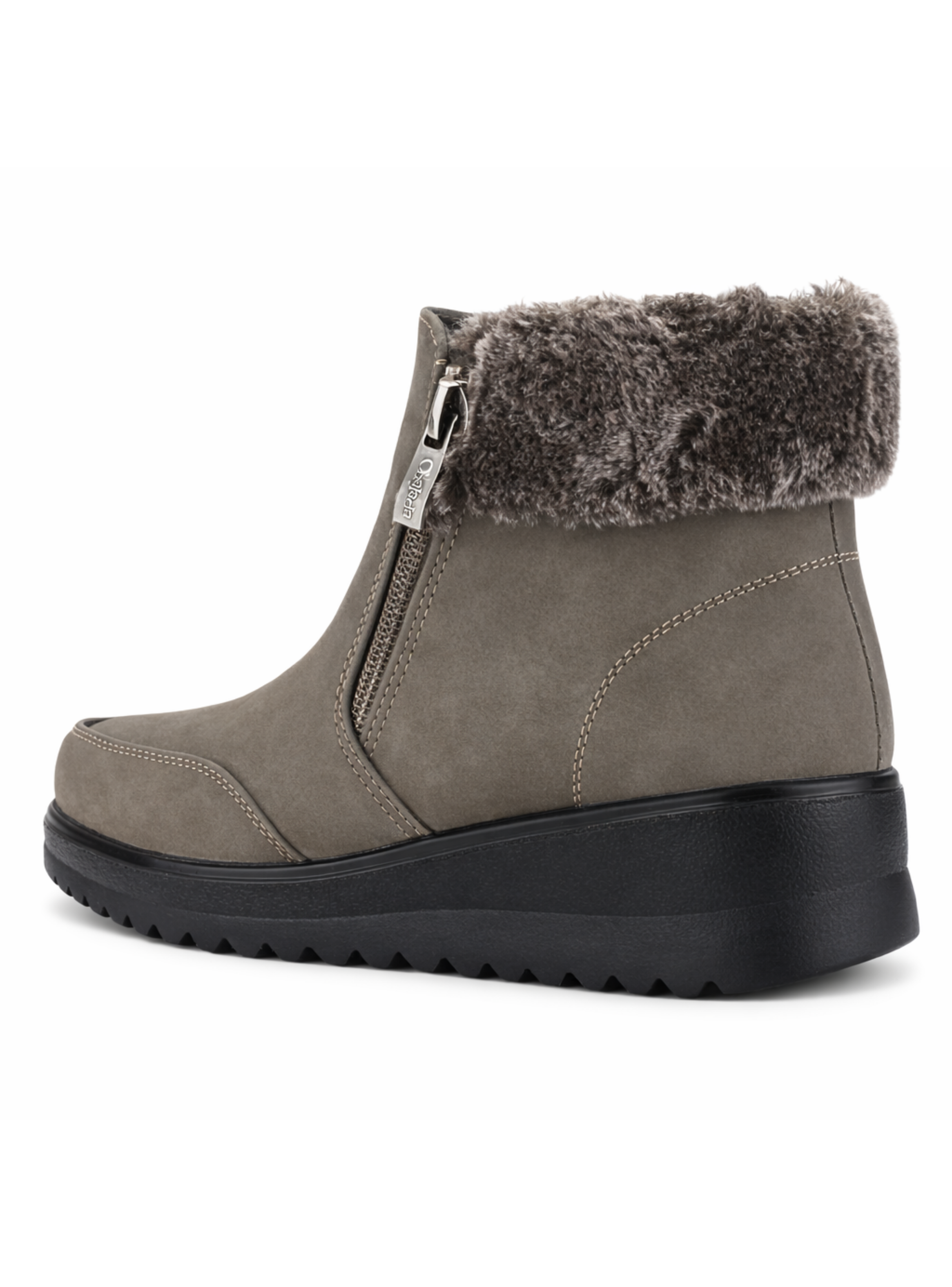Botin Gris Mujer Casual Chalada Rayo-3