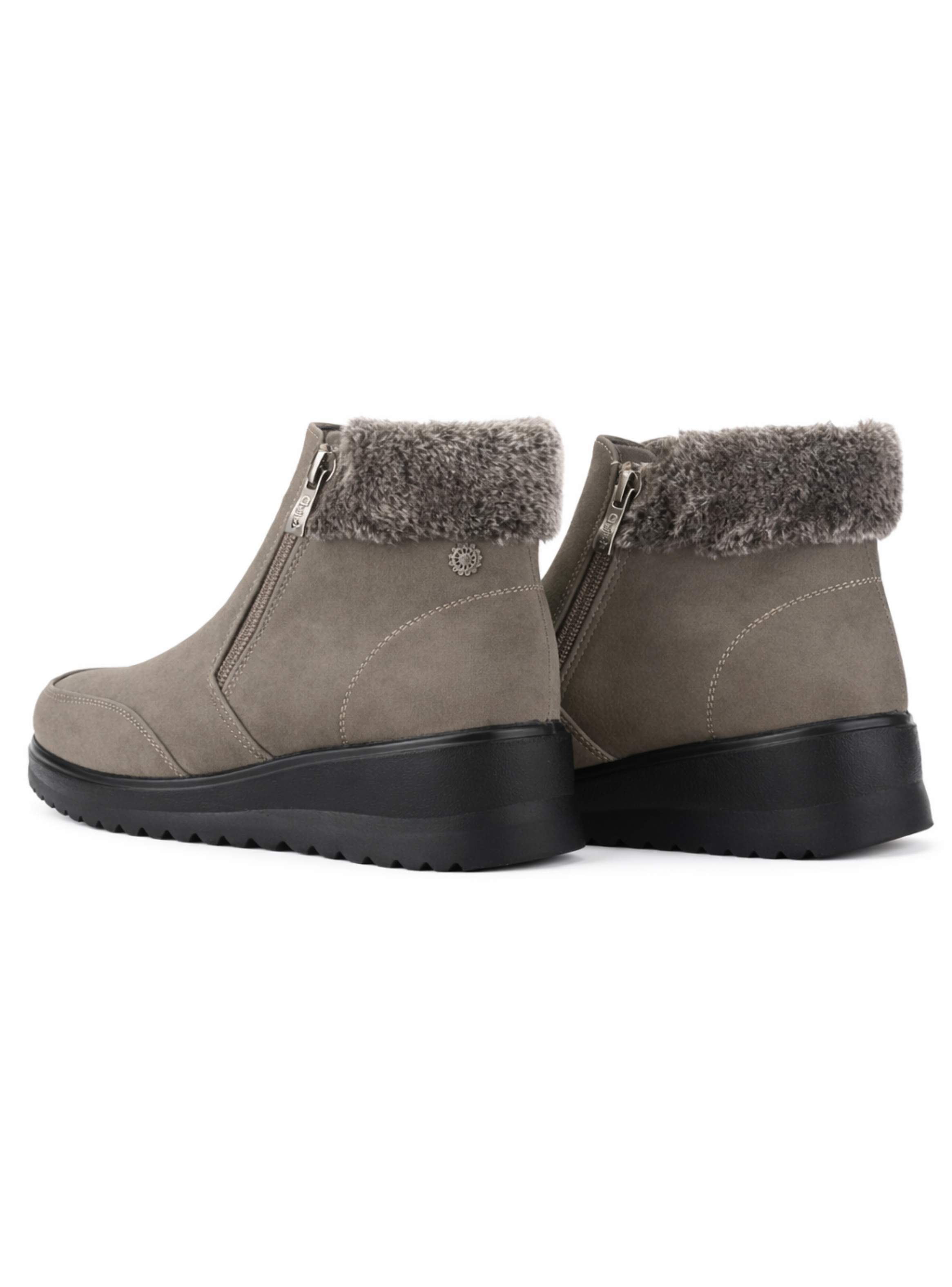 Botin Gris Mujer Casual Chalada Rayo-5