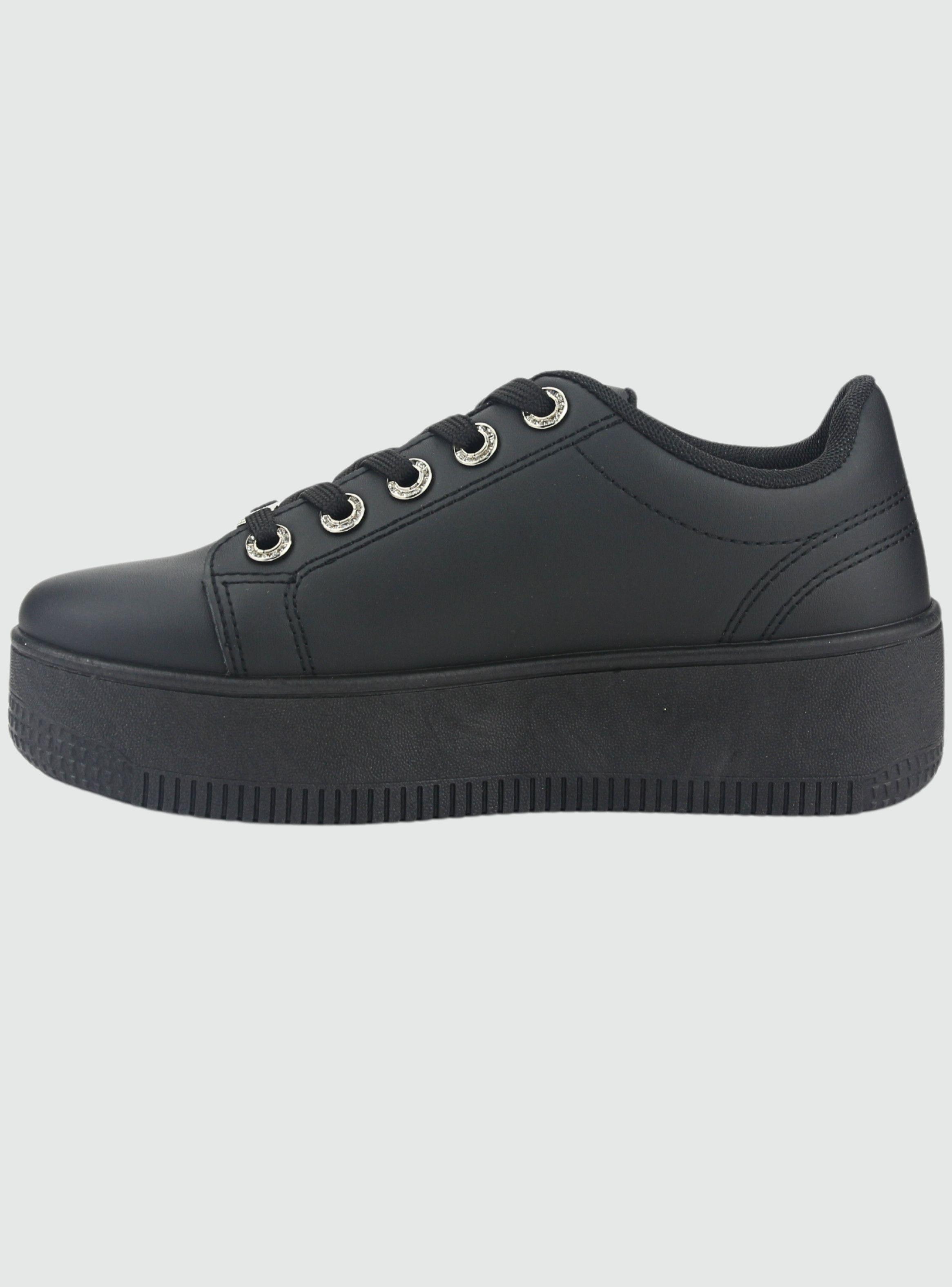 Zapatilla Chalada Mujer Metta-15 Negro Urbano-1