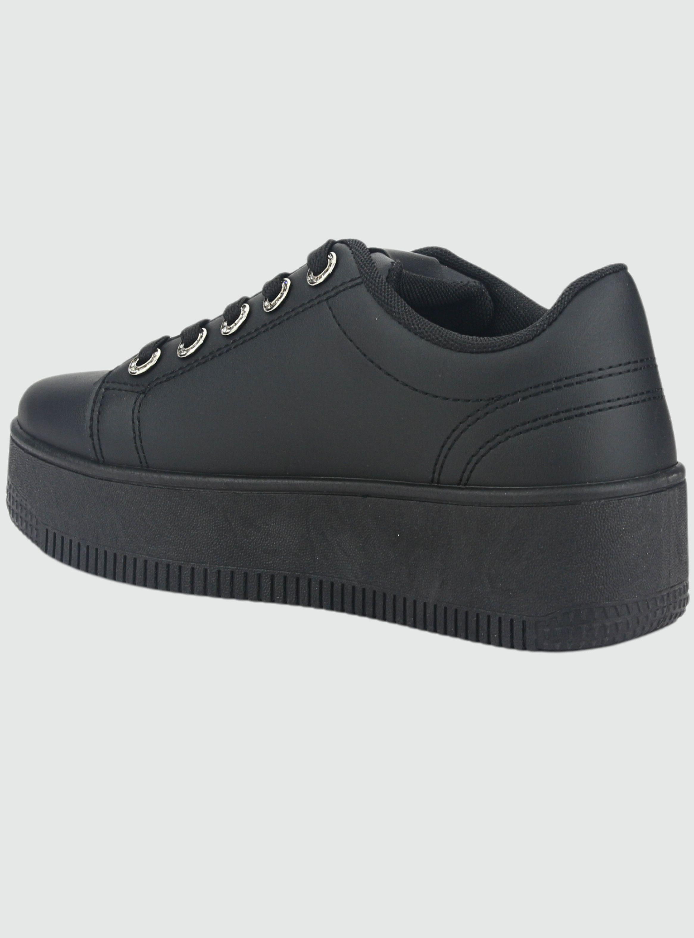 Zapatilla Chalada Mujer Metta-15 Negro Urbano-3