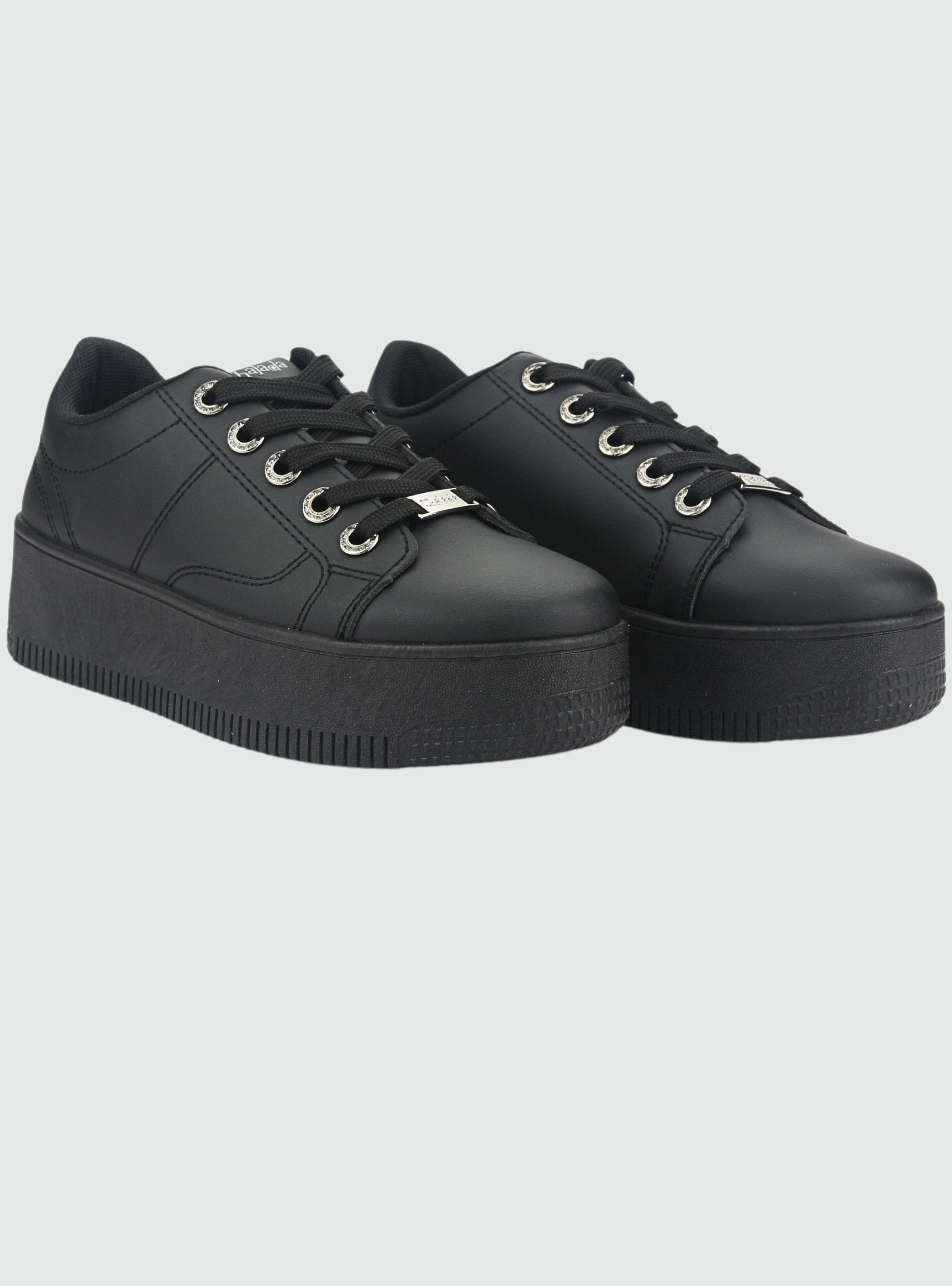 Zapatilla Chalada Mujer Metta-15 Negro Urbano-4