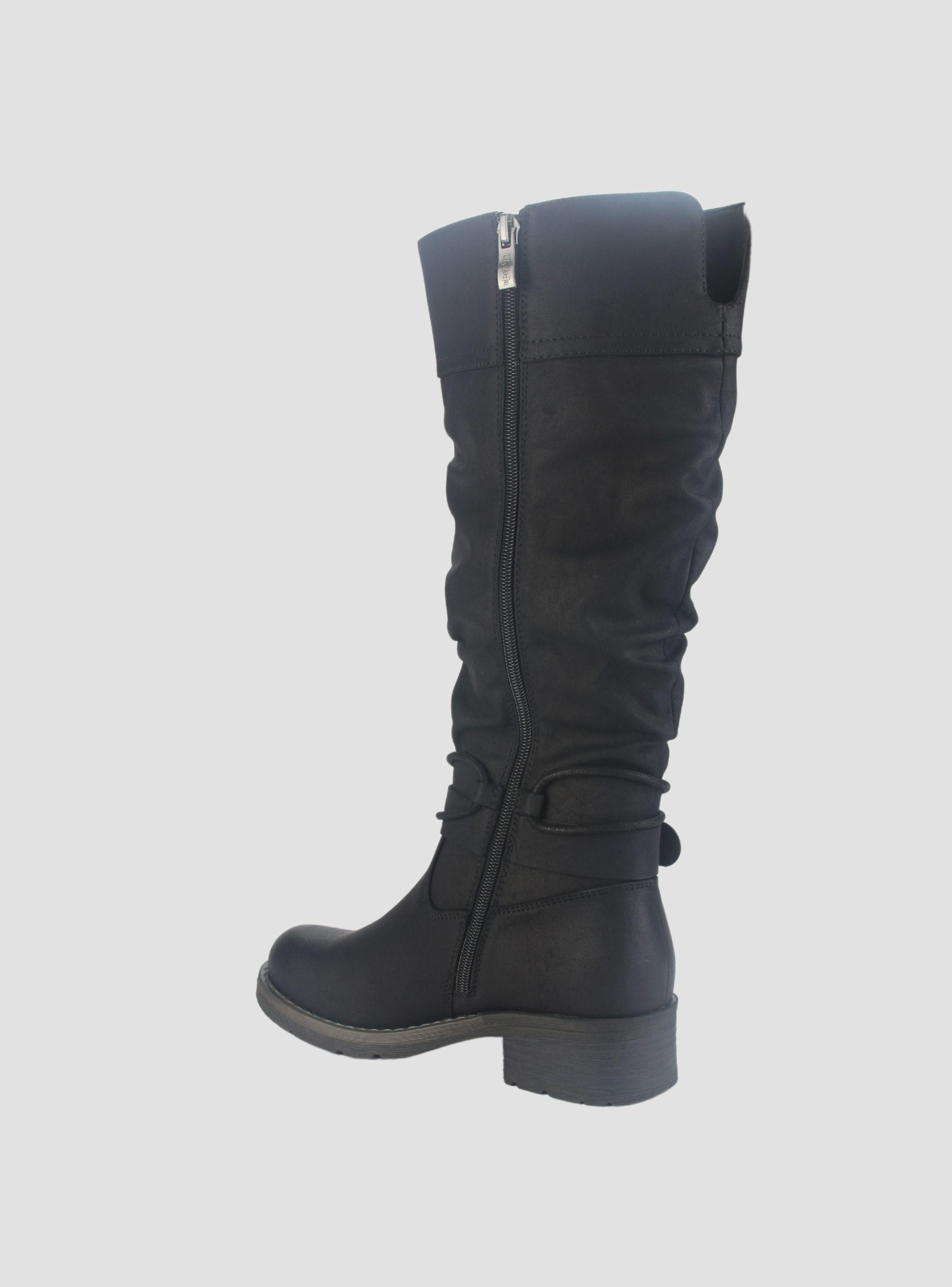 Bota Chalada Mujer Torri-30 Negro Casual-3