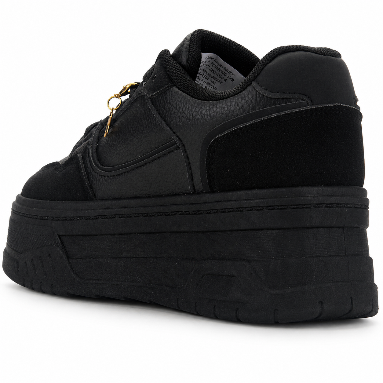 Zapatilla Negro Mujer Urbano Chalada Moon-3