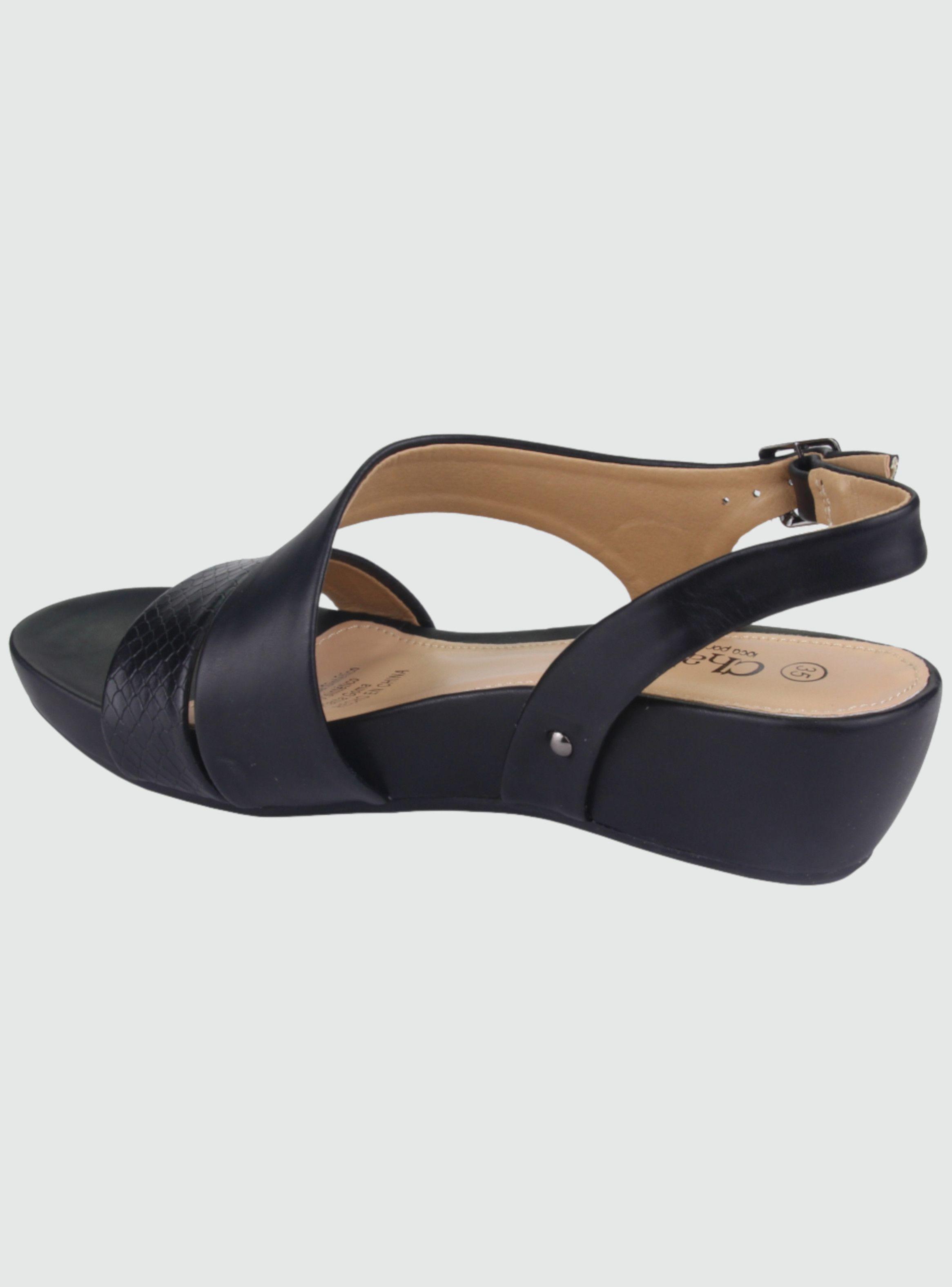 Sandalia Chalada Mujer Gitana-40 Negro Moda-1