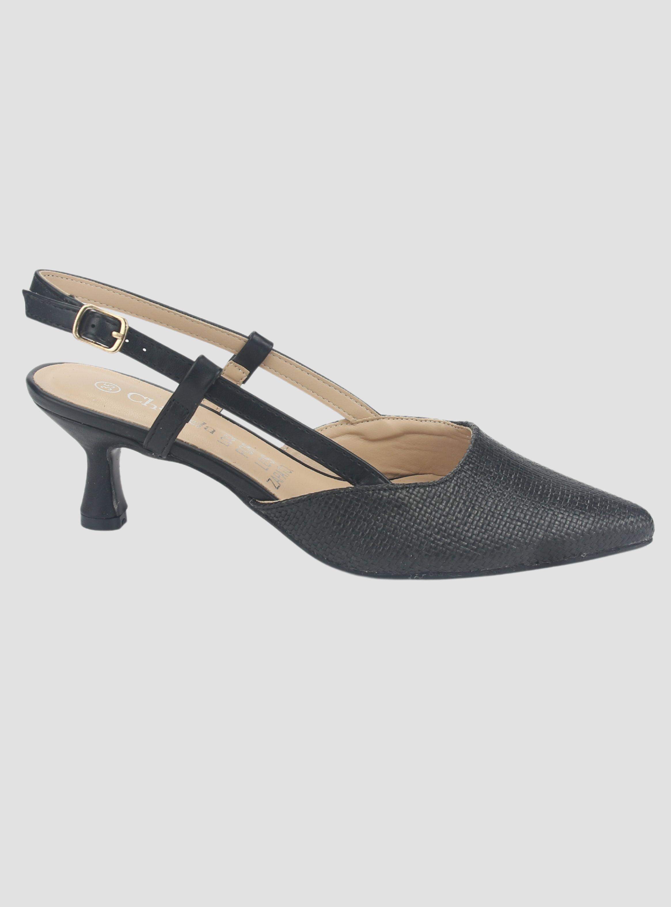 Zapato Chalada Mujer Chiapa-2 Negro Casual-0